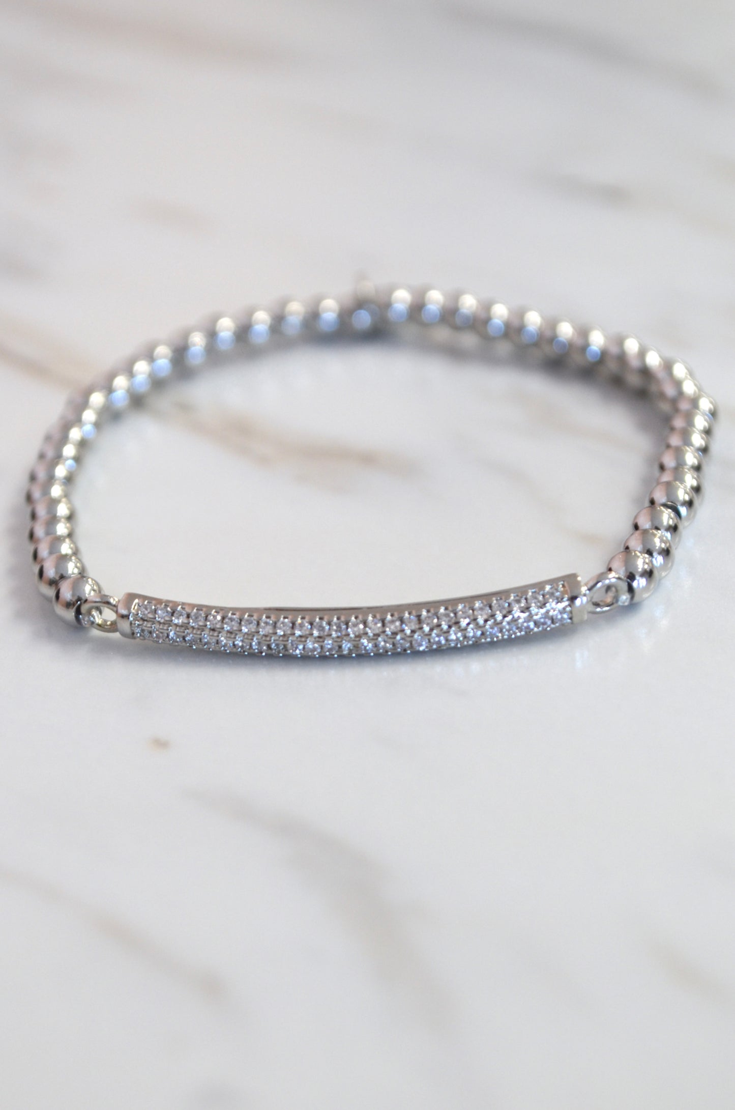 SS Pave Bracelet