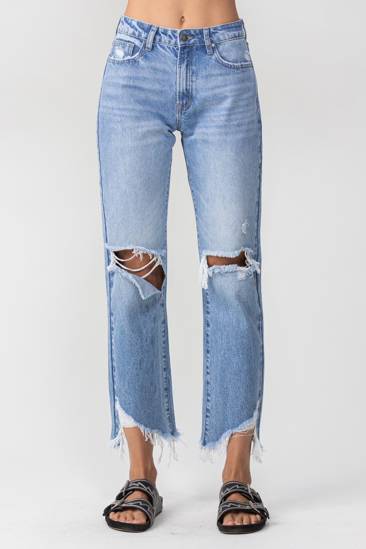 Bella Frayed Hem Jean