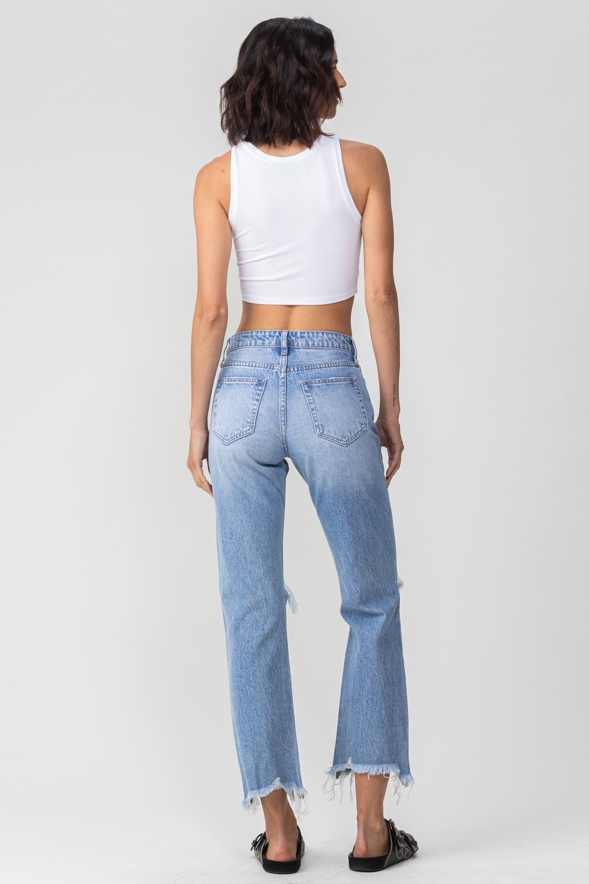 Bella Frayed Hem Jean