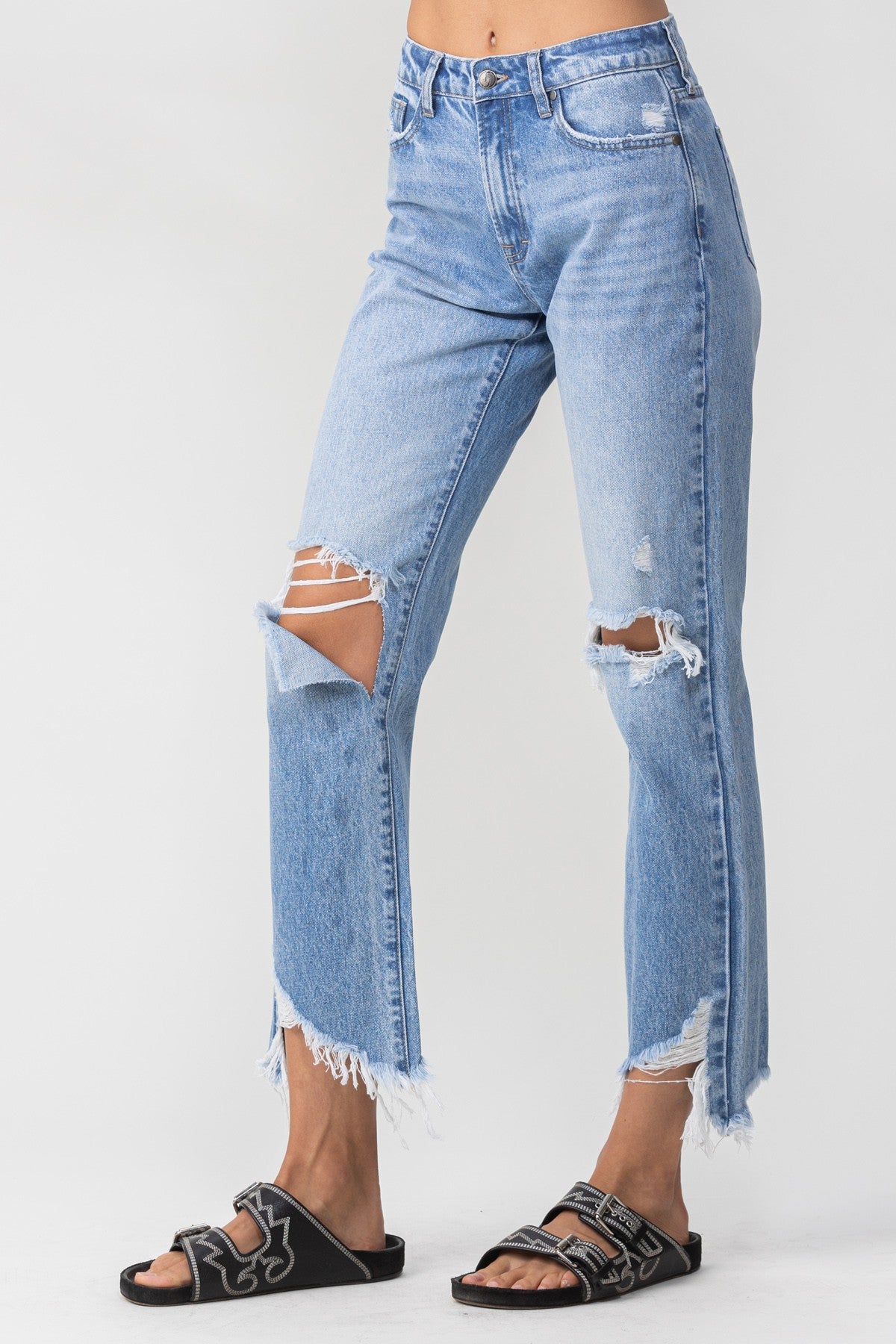 Bella Frayed Hem Jean