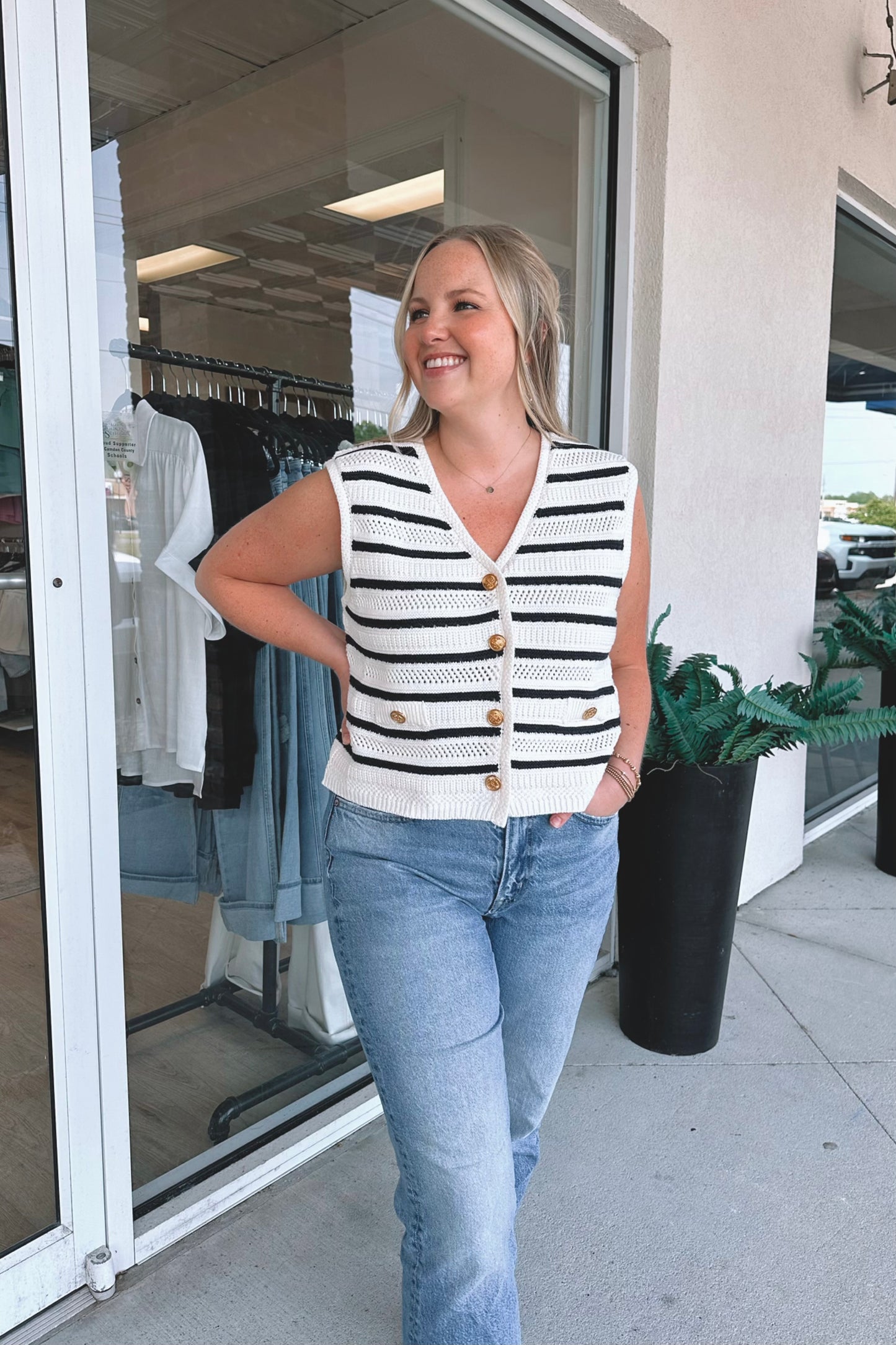 High Seas Striped Vest