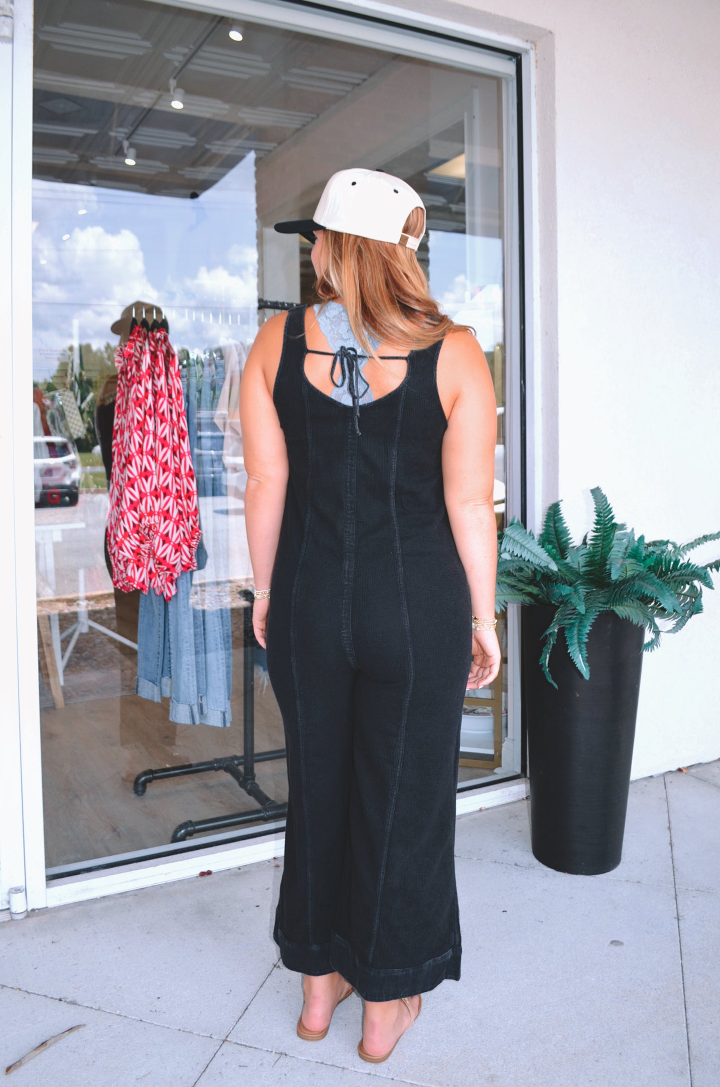 Waverly Waffle Jumpsuit
