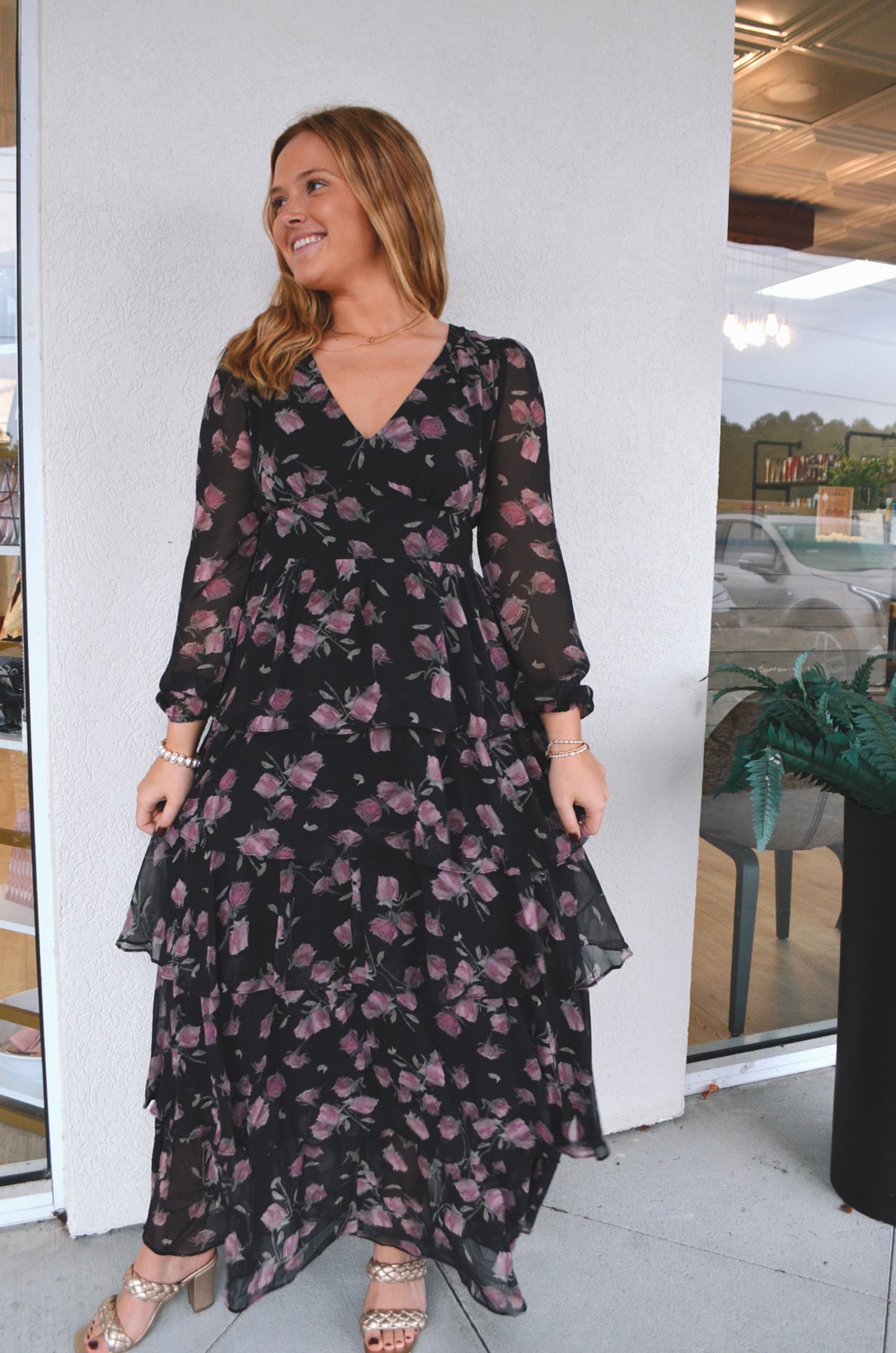 Thea Tiered Maxi Dress