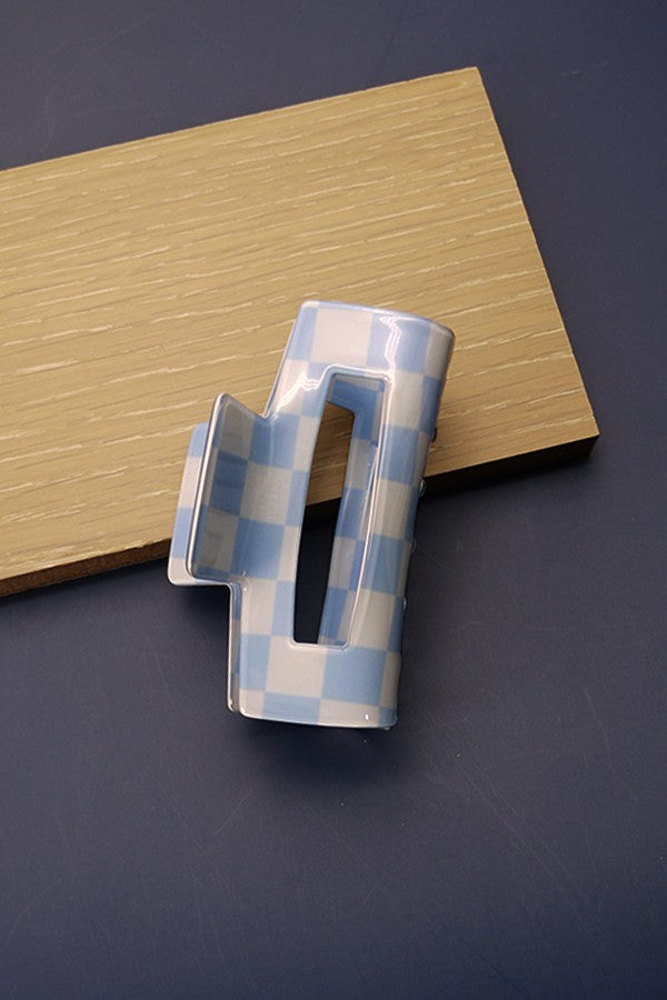 Checkered Claw Clip