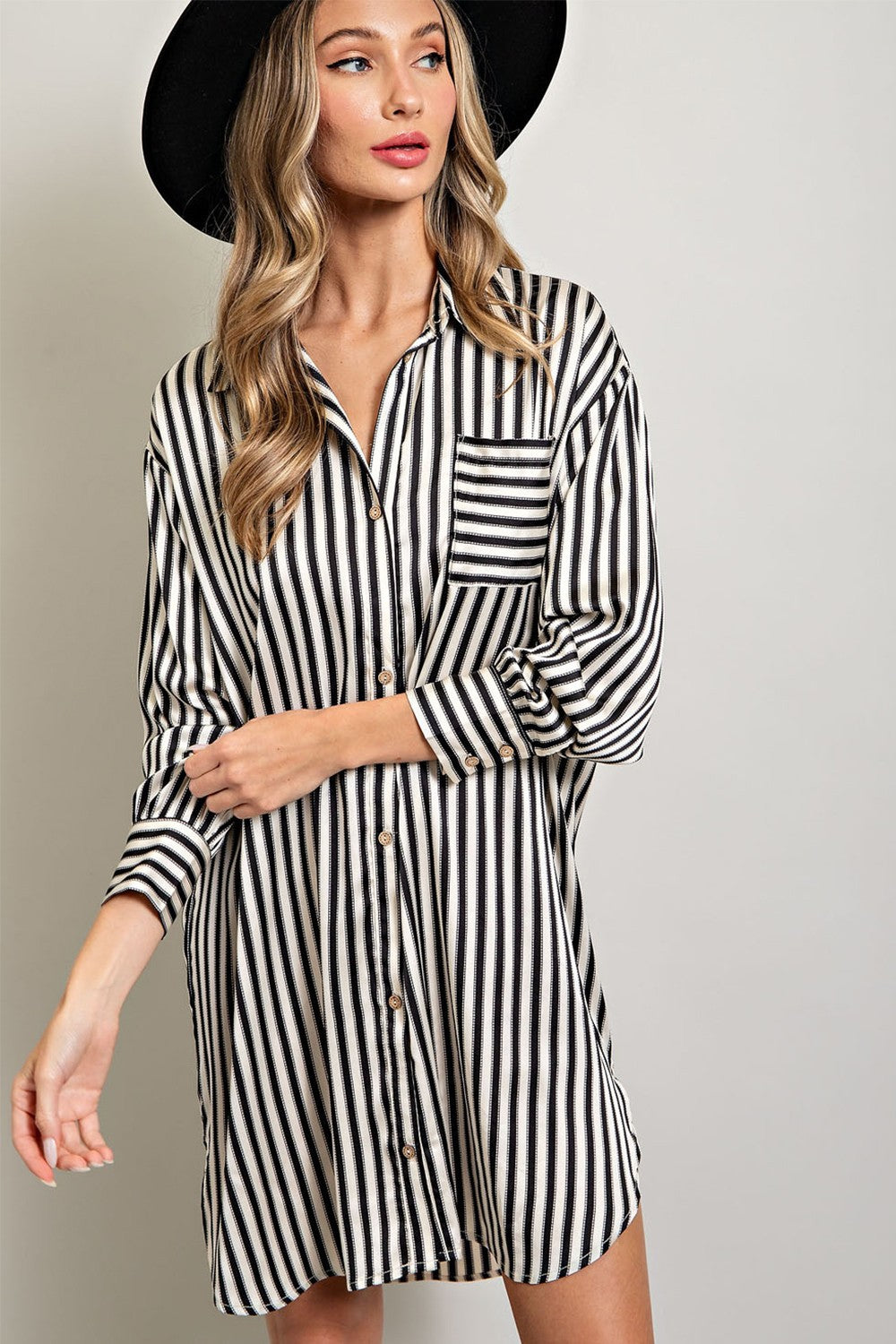 Cosmo Striped Mini Dress