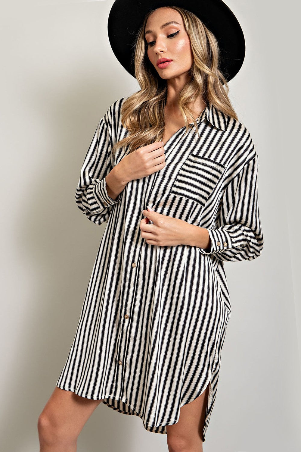 Cosmo Striped Mini Dress