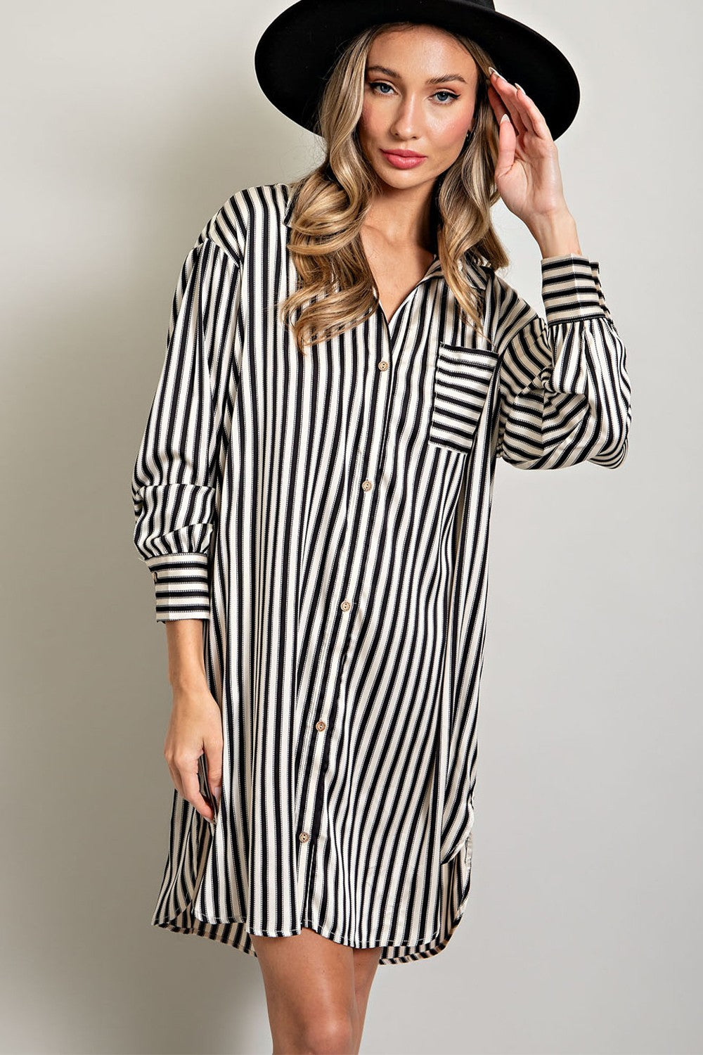 Cosmo Striped Mini Dress