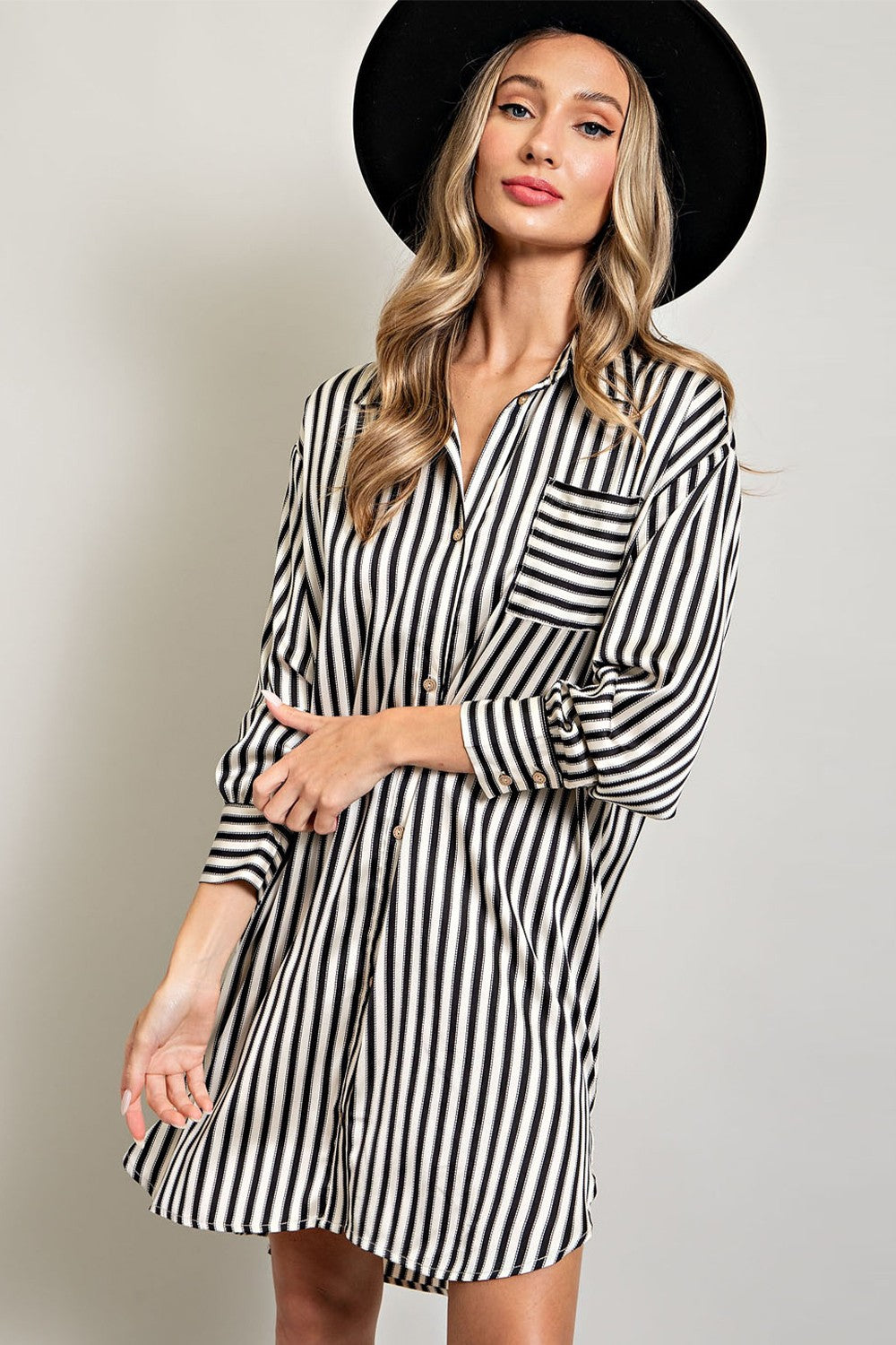 Cosmo Striped Mini Dress