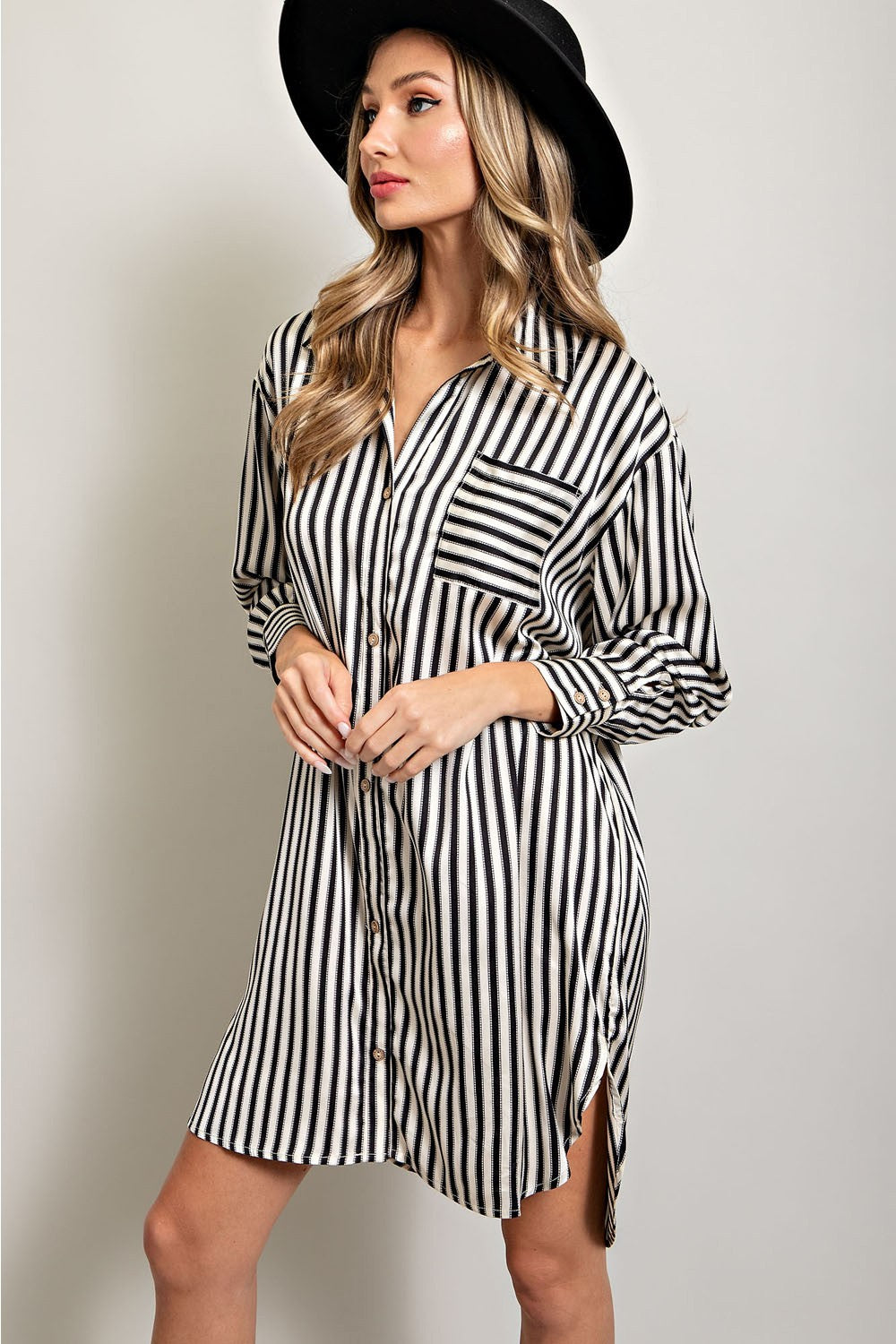 Cosmo Striped Mini Dress