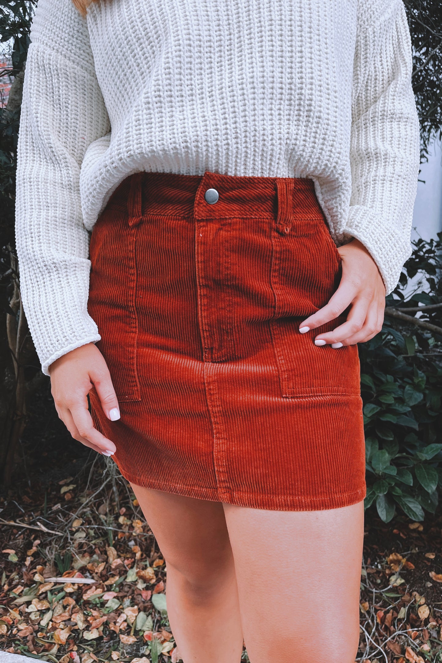 Kacie Corduroy Skirt