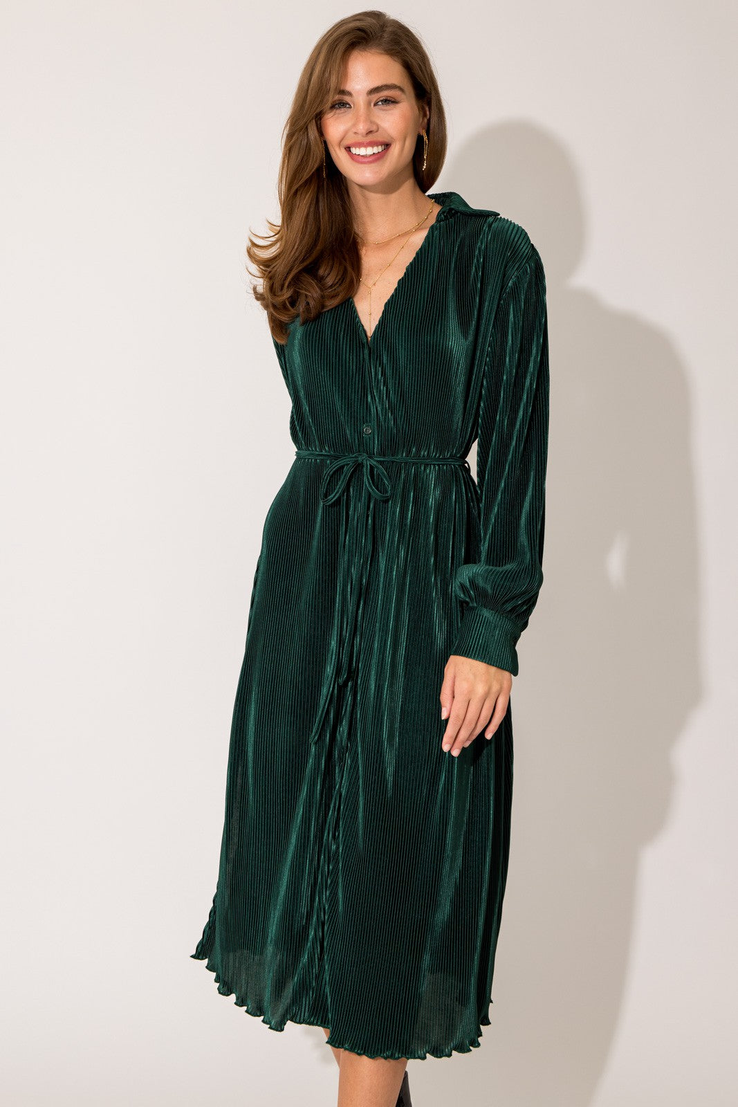 Dallas Plisse Dress