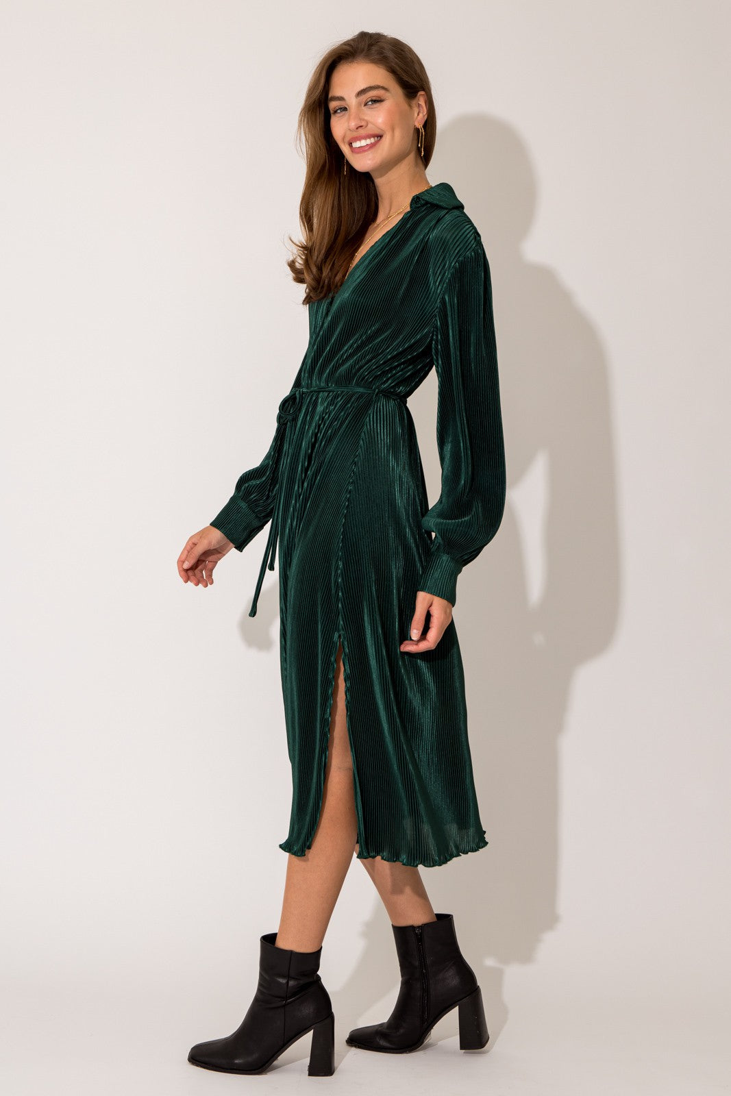 Dallas Plisse Dress