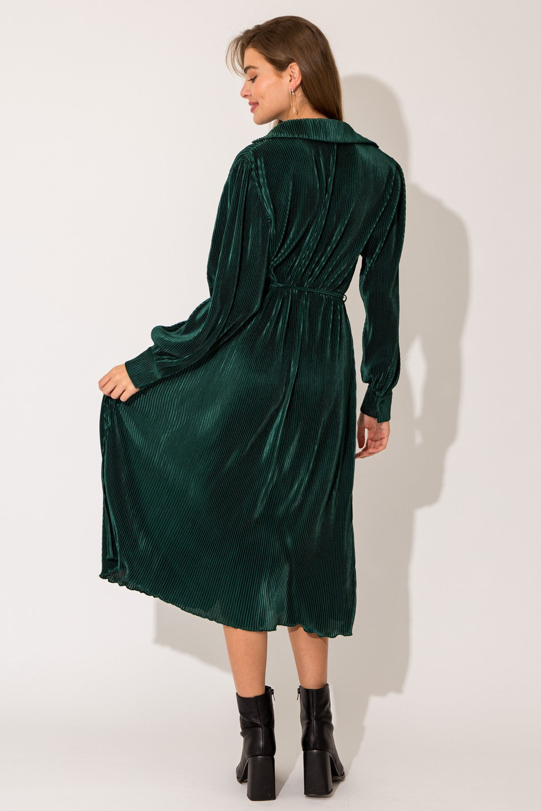Dallas Plisse Dress