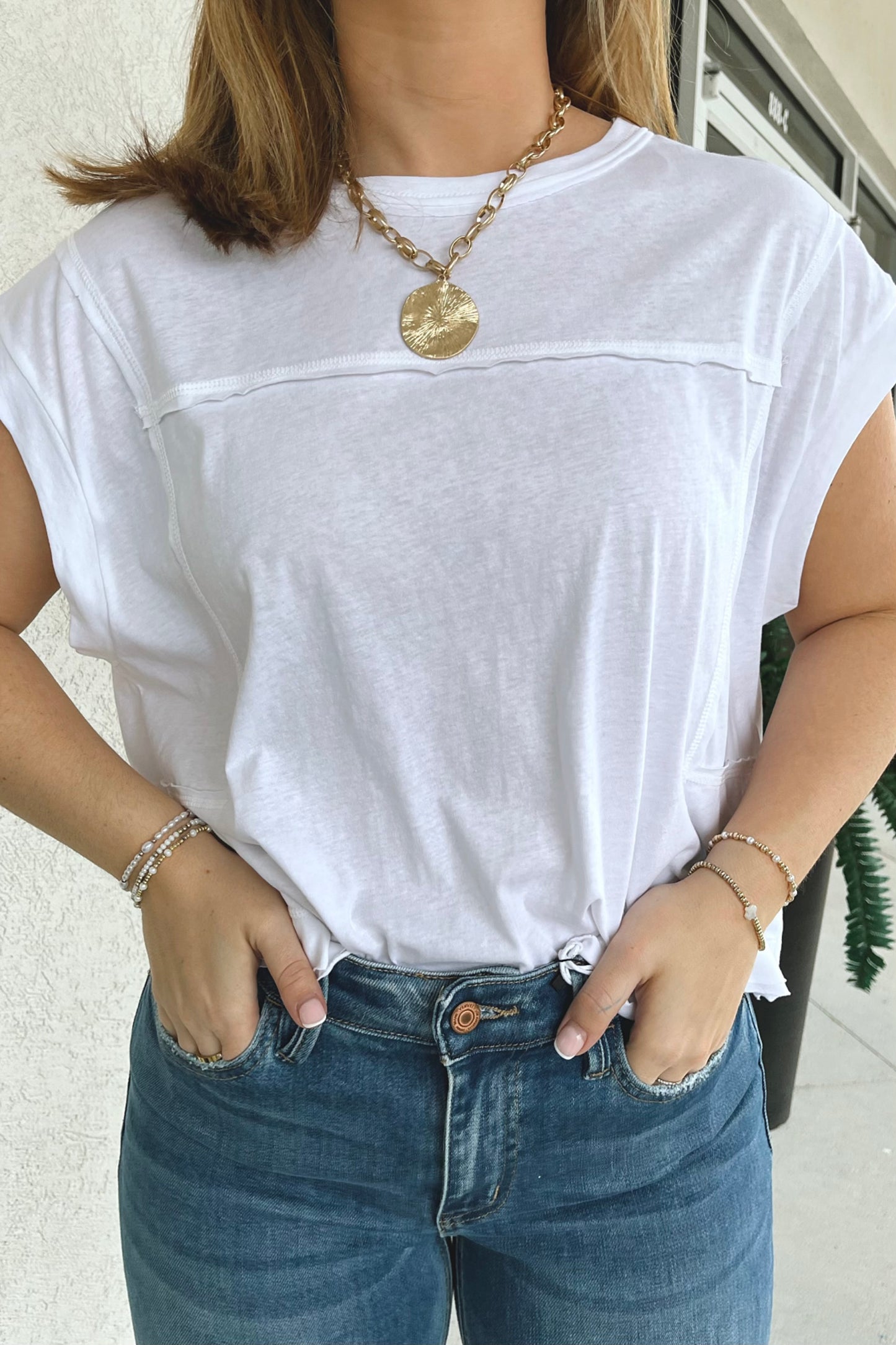 Marley Muscle Tee - Boutique EllaPar