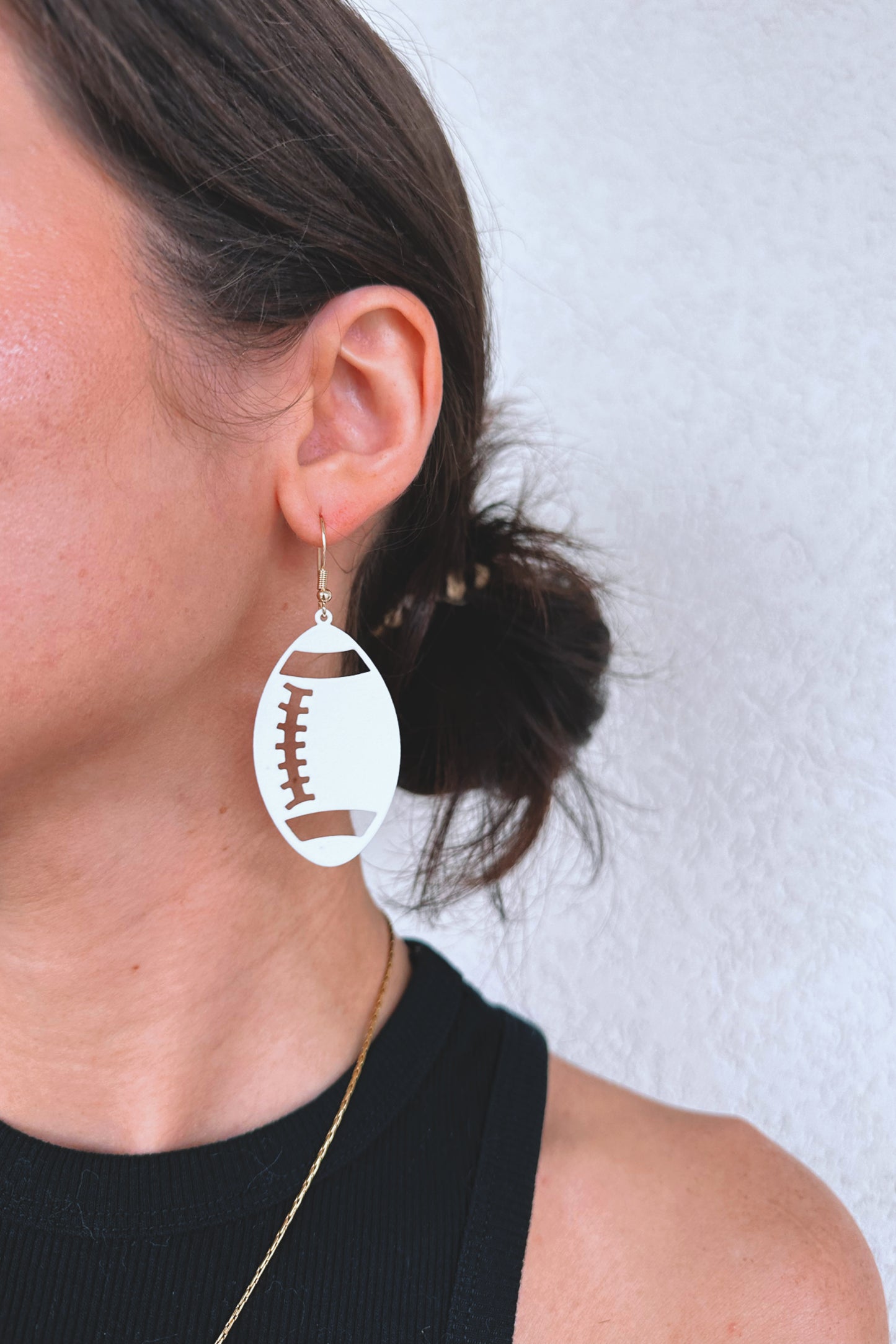 Football Filigree Earrings