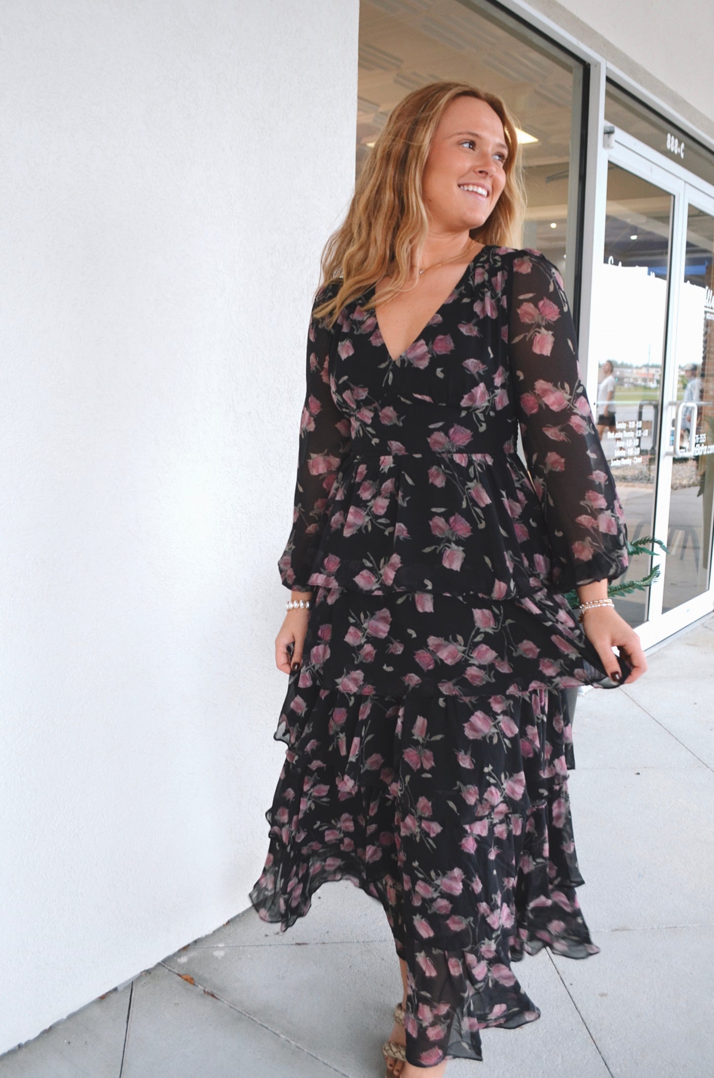 Thea Tiered Maxi Dress