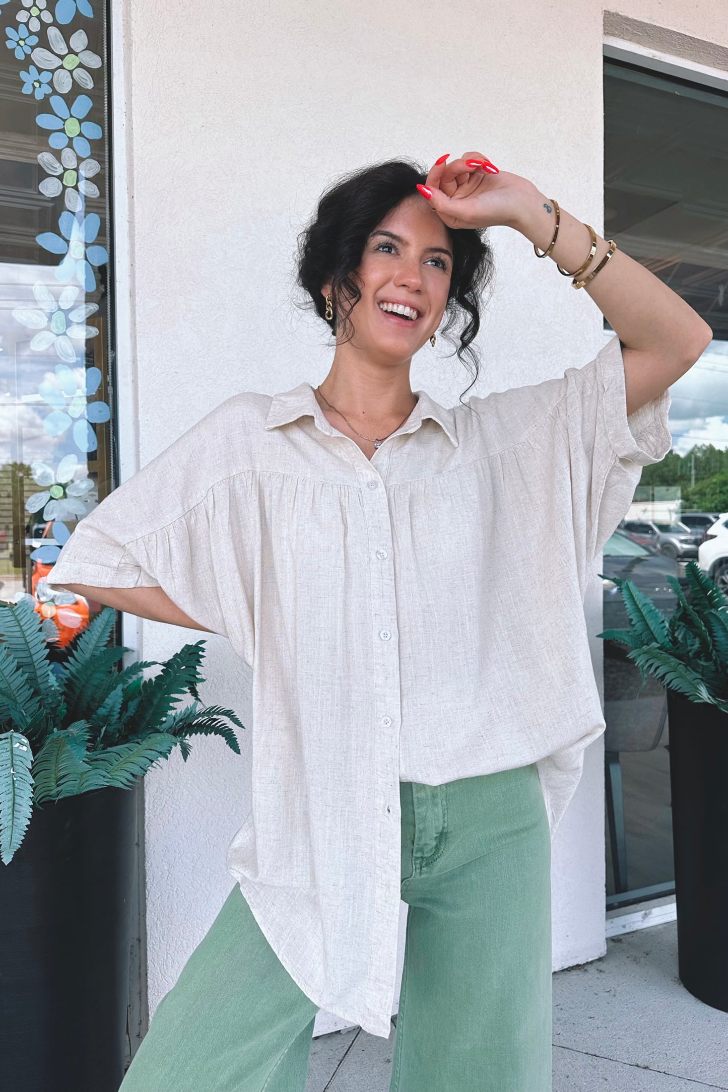 Kyler Button-Up Top