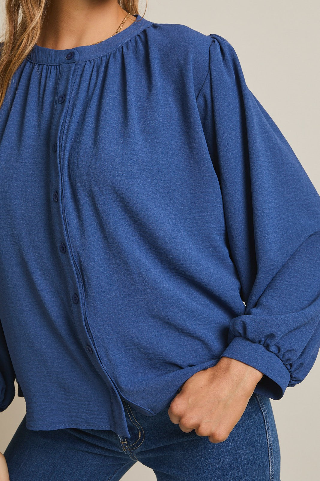 Eloise Button-Up Blouse