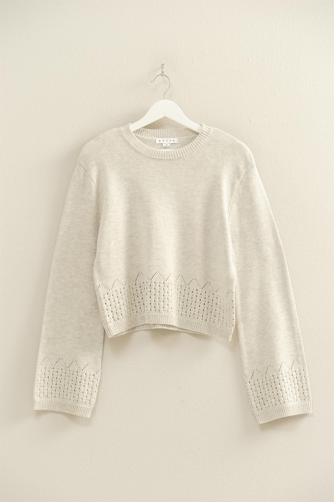 Elsie Eyelet Sweater