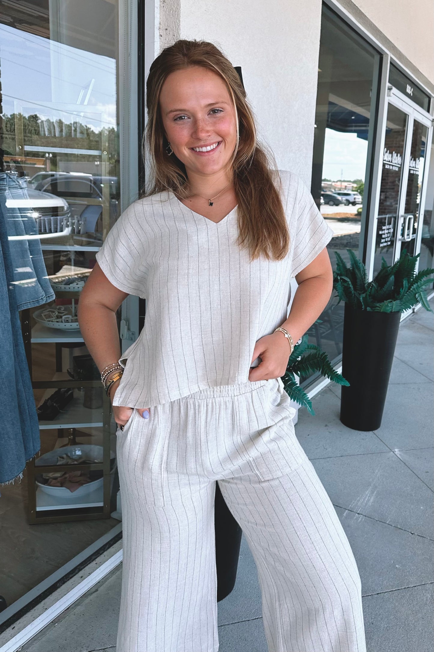 Hamptons Linen Top