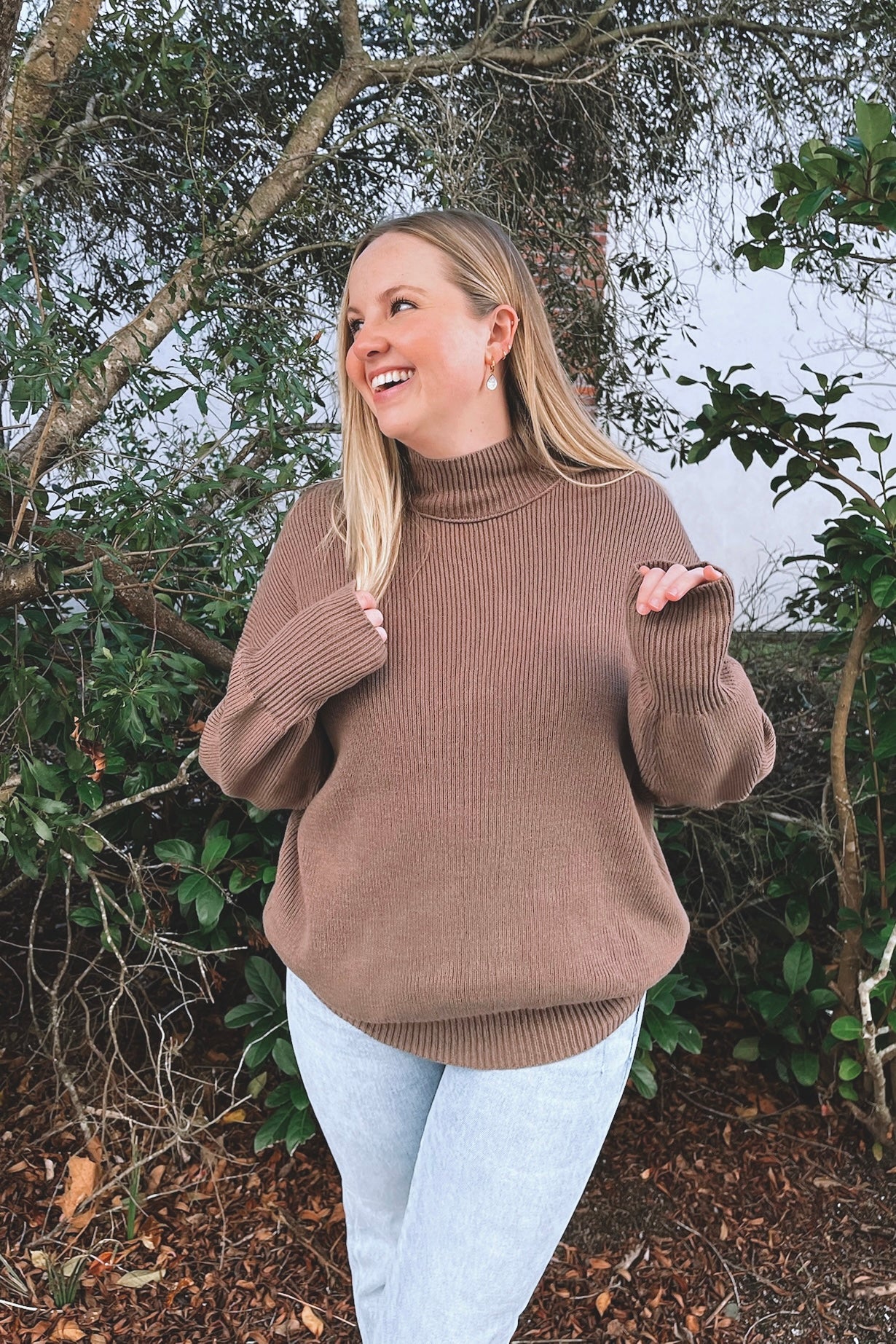 Nessa Mock-Neck Sweater