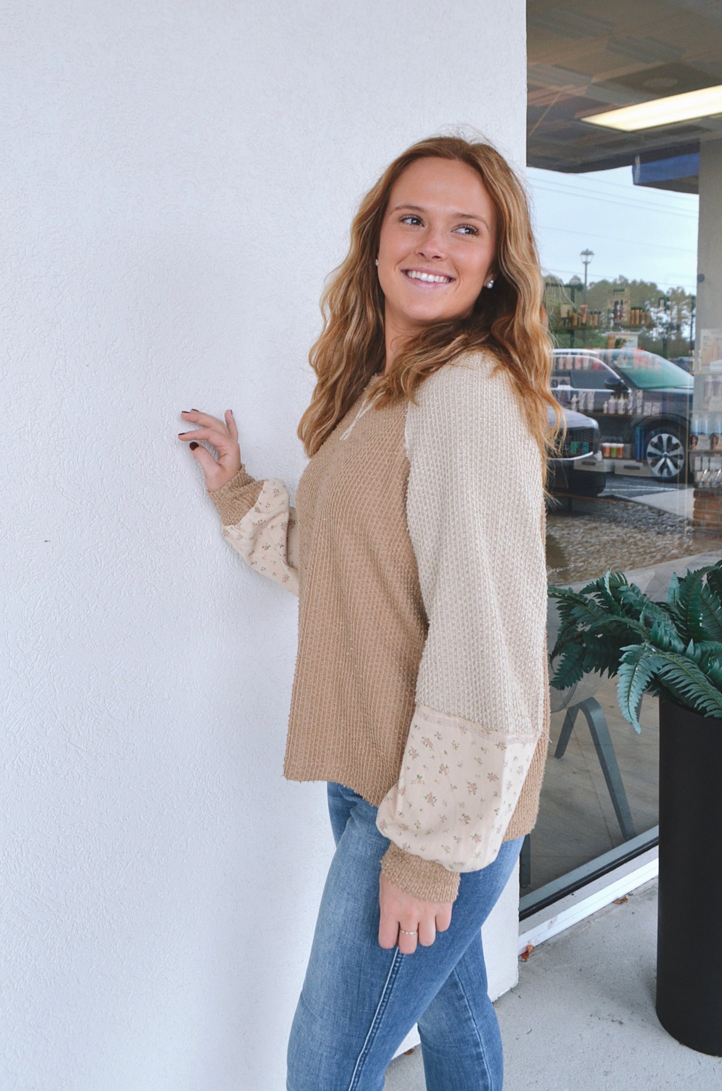 Down To Earth Knit Top