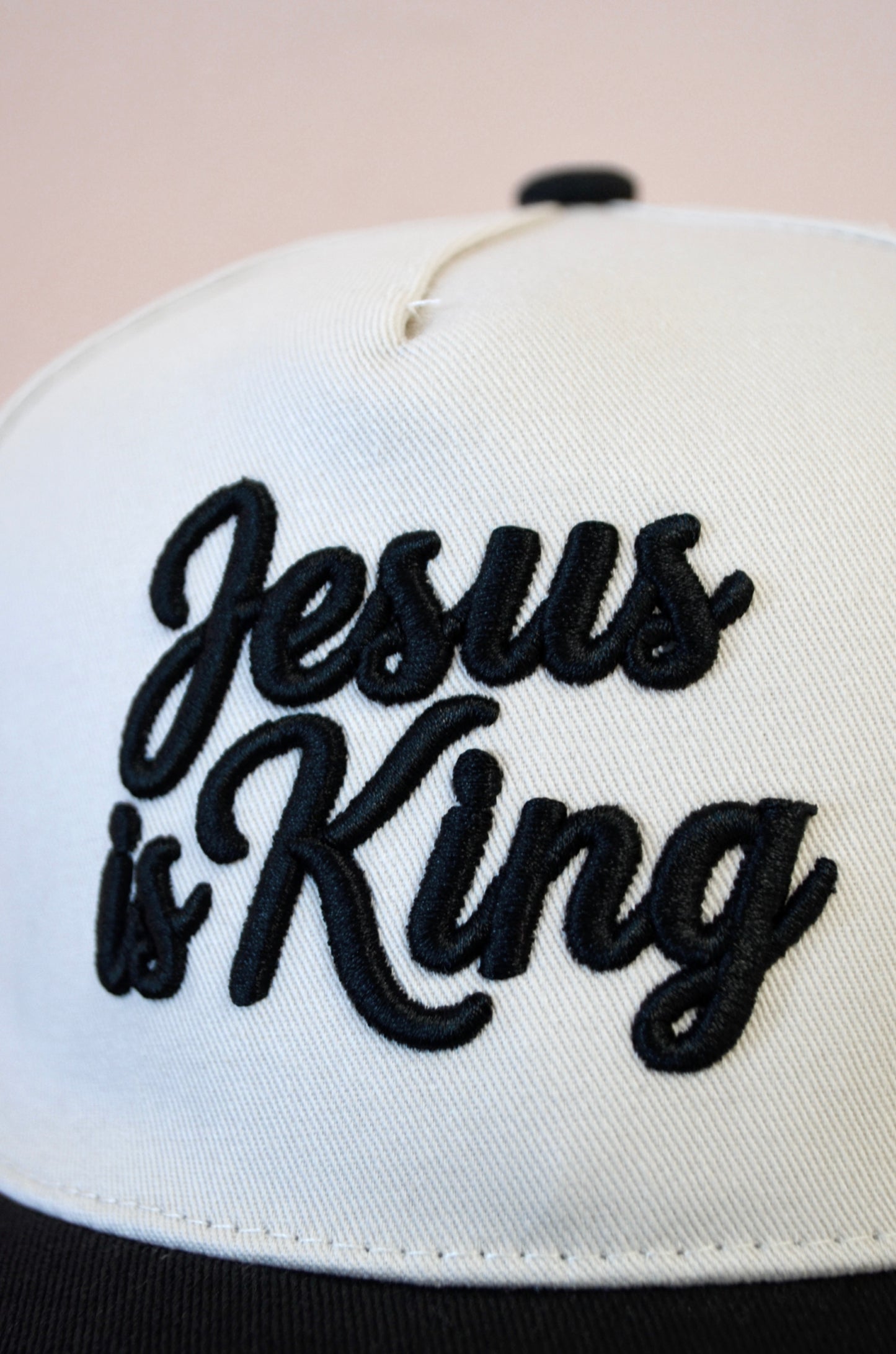 Jesus Is King Canvas Hat