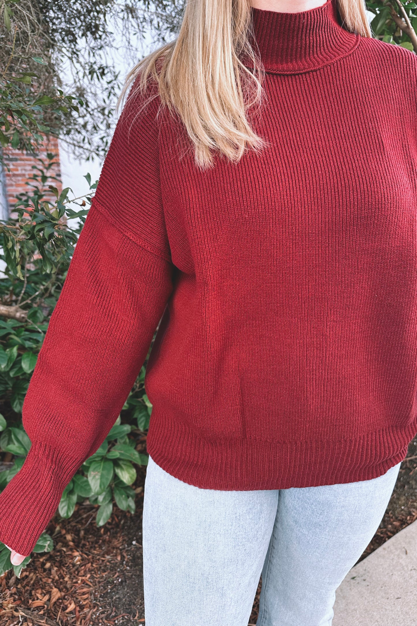 Nessa Mock-Neck Sweater