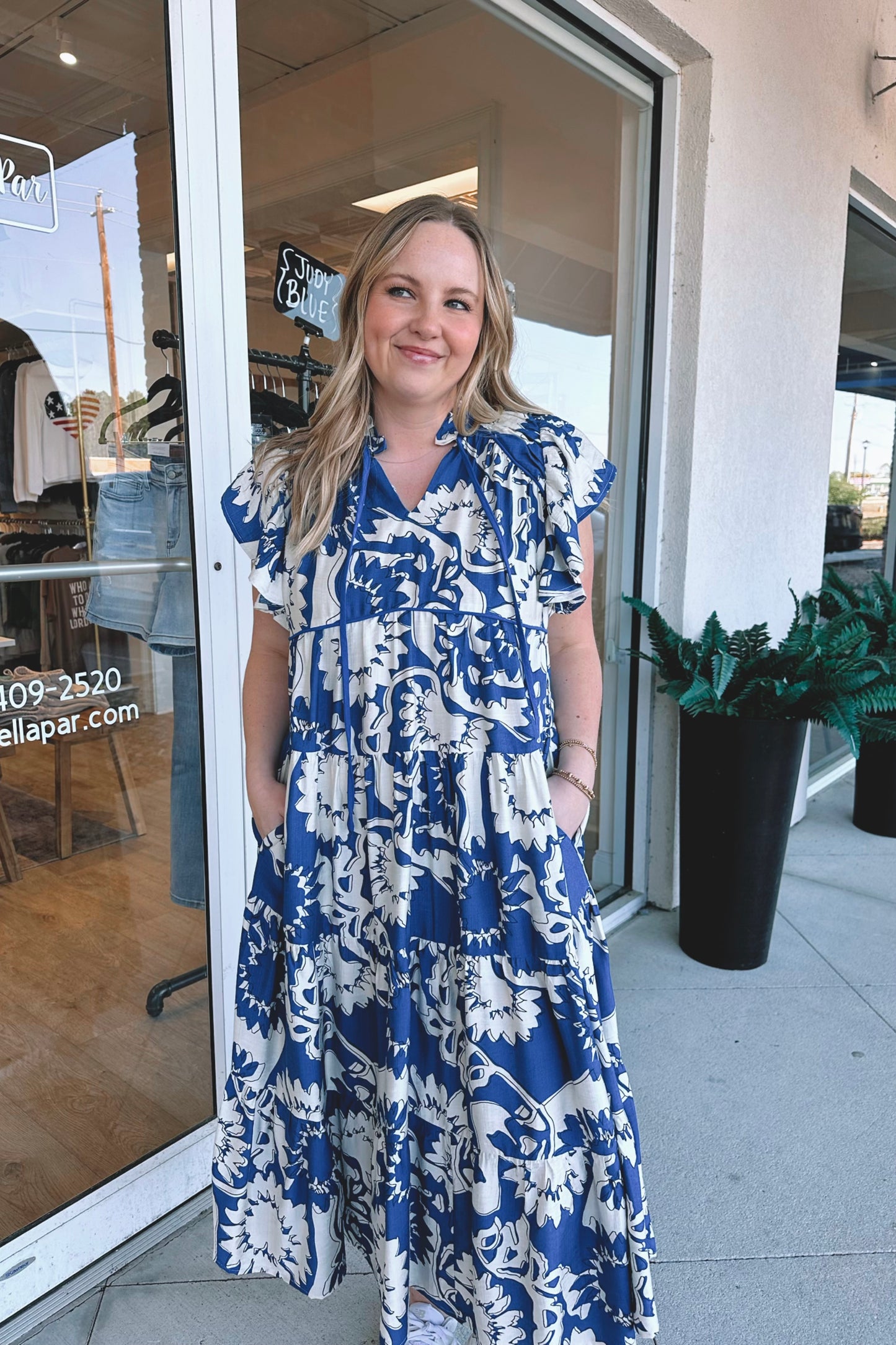 Flutter Midi Dress