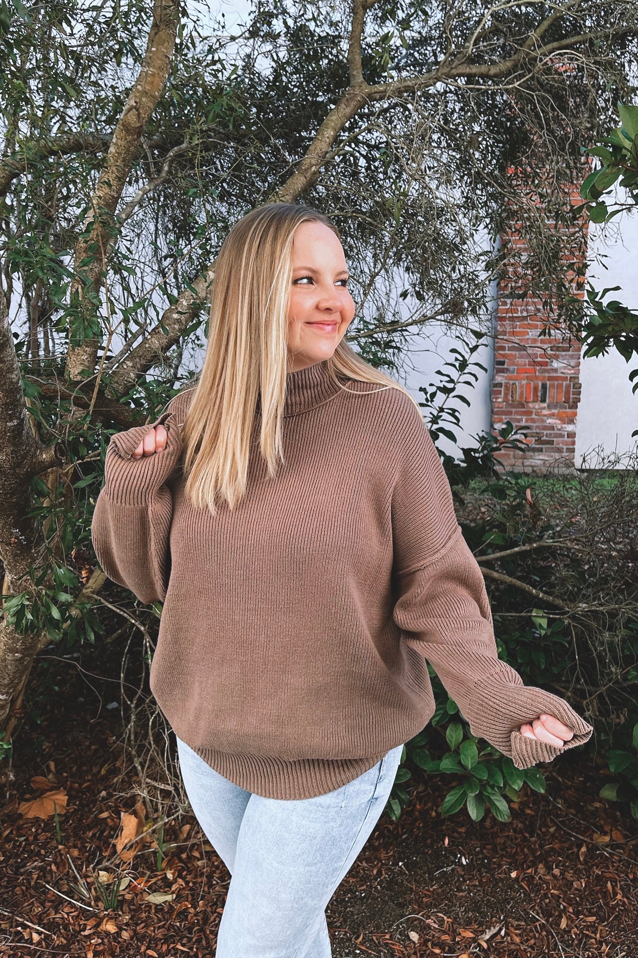 Nessa Mock-Neck Sweater