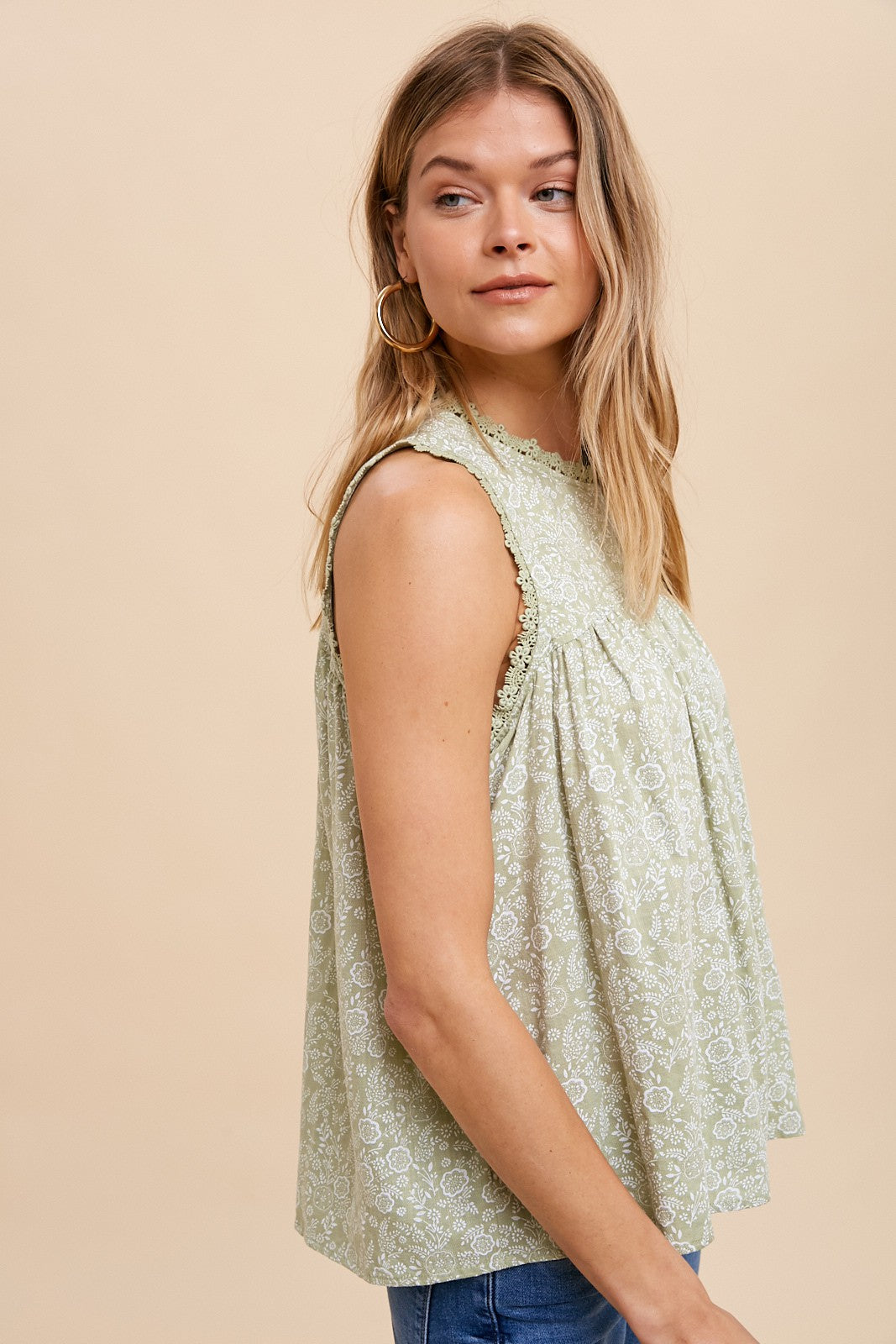 Fern Lace Tank Top