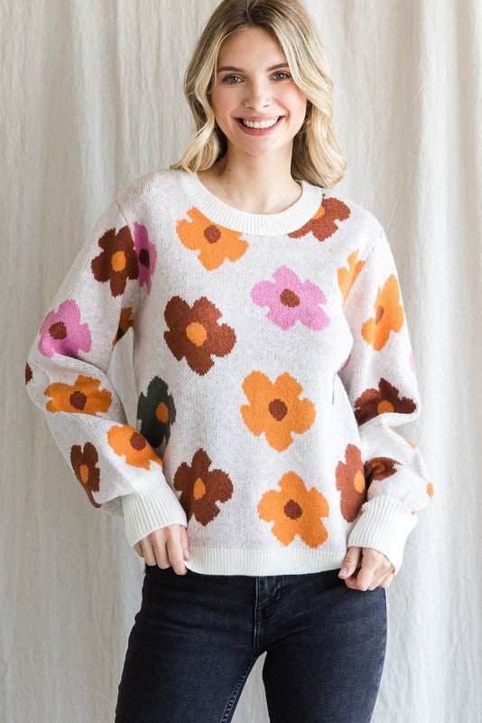 Flower Power Sweater