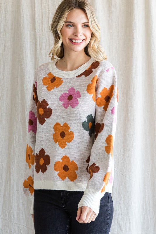 Flower Power Sweater