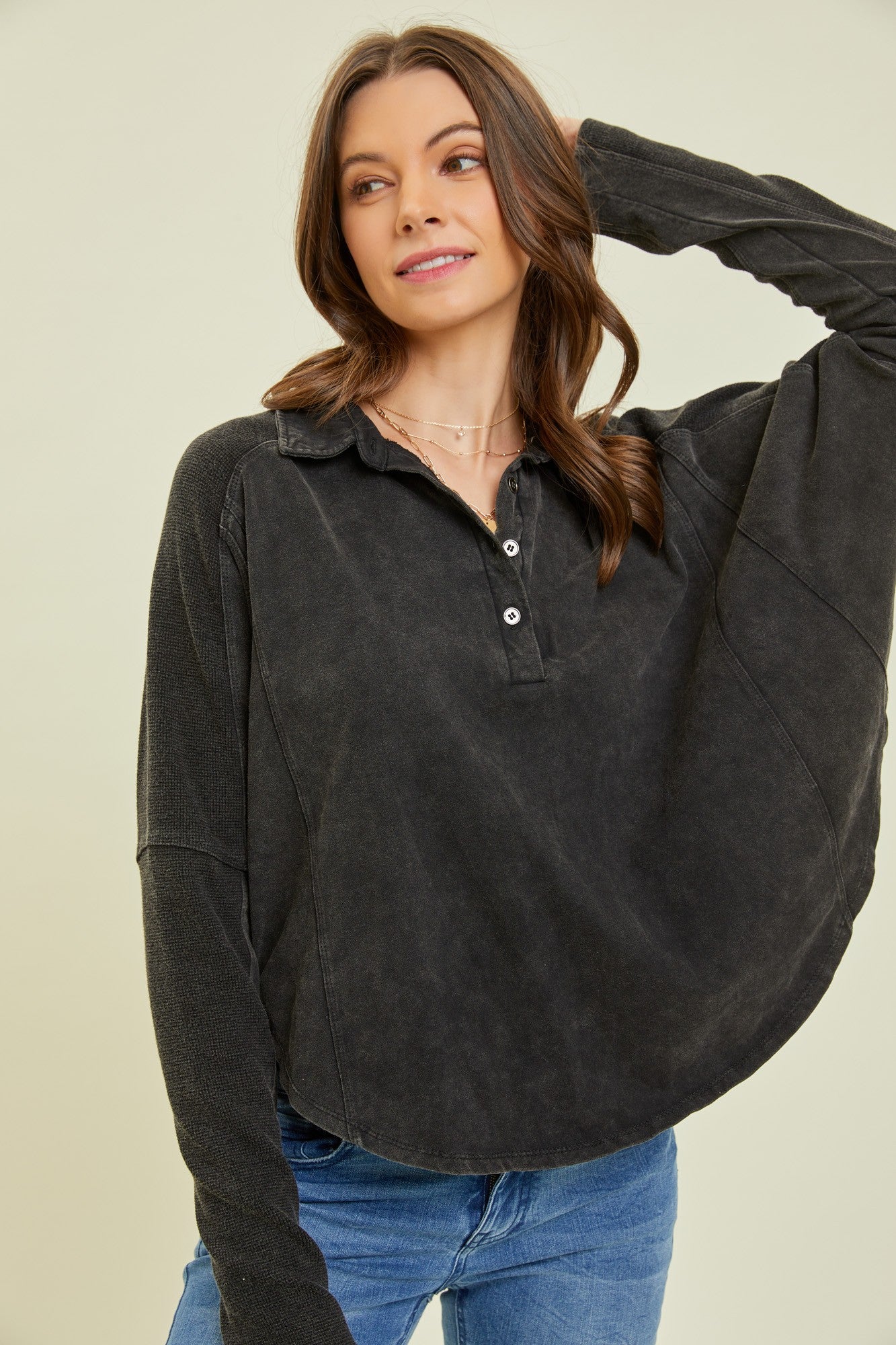 Henley Thermal Top