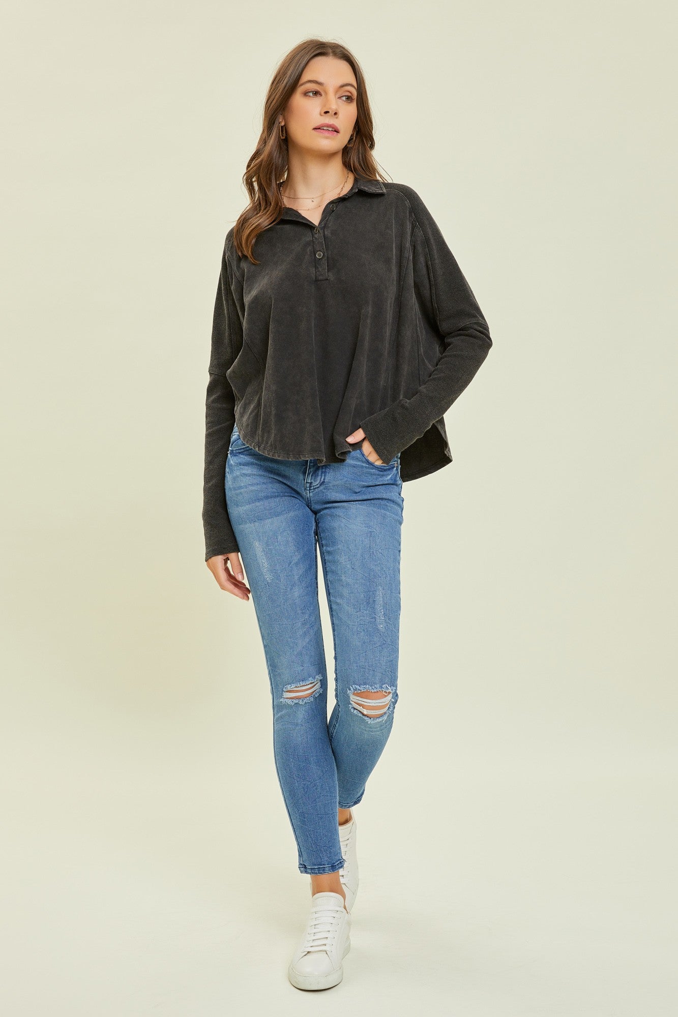 Henley Thermal Top