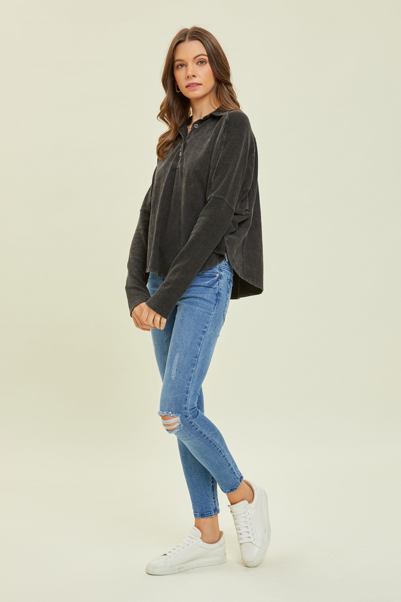 Henley Thermal Top