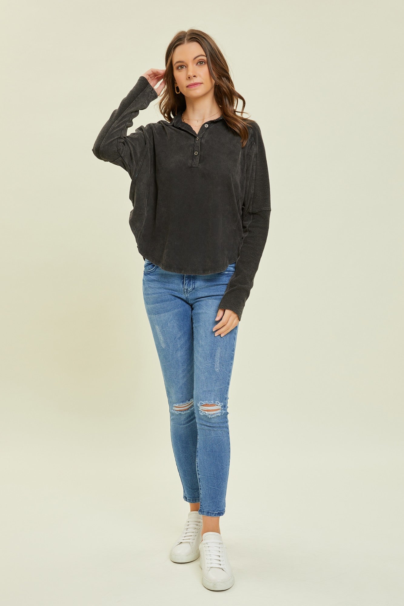 Henley Thermal Top