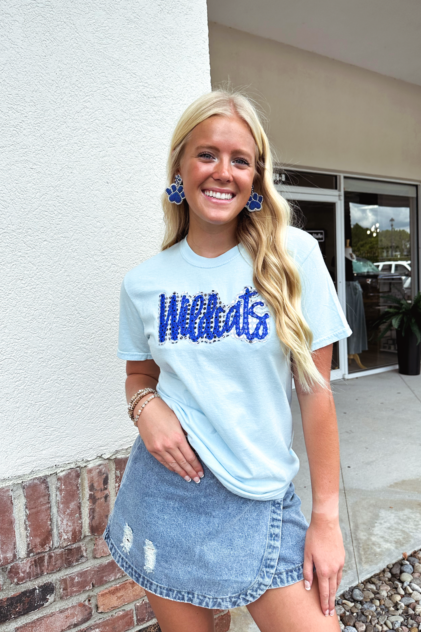 Wildcats Sequin Tee