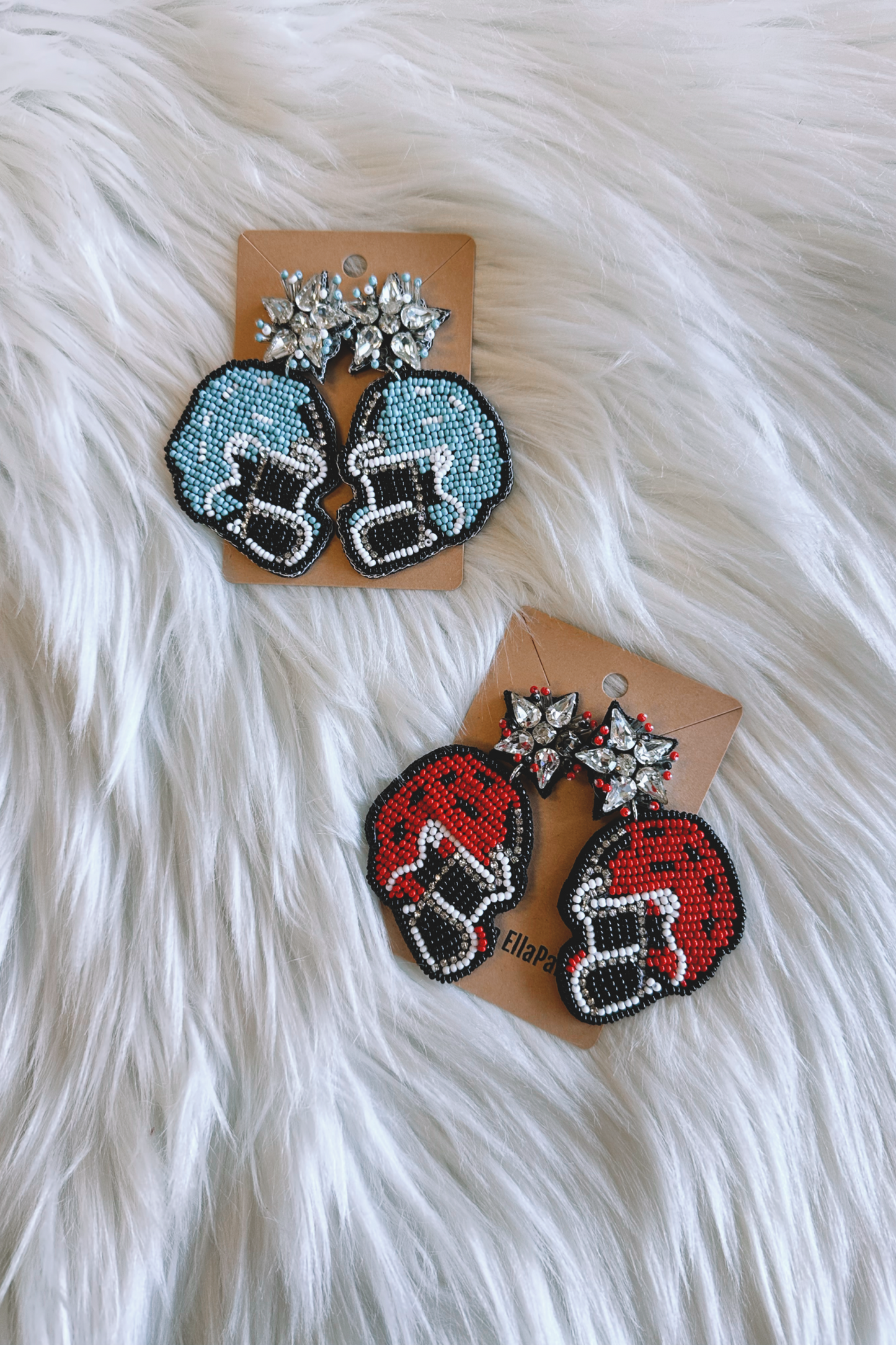 Glam Helmet Earrings