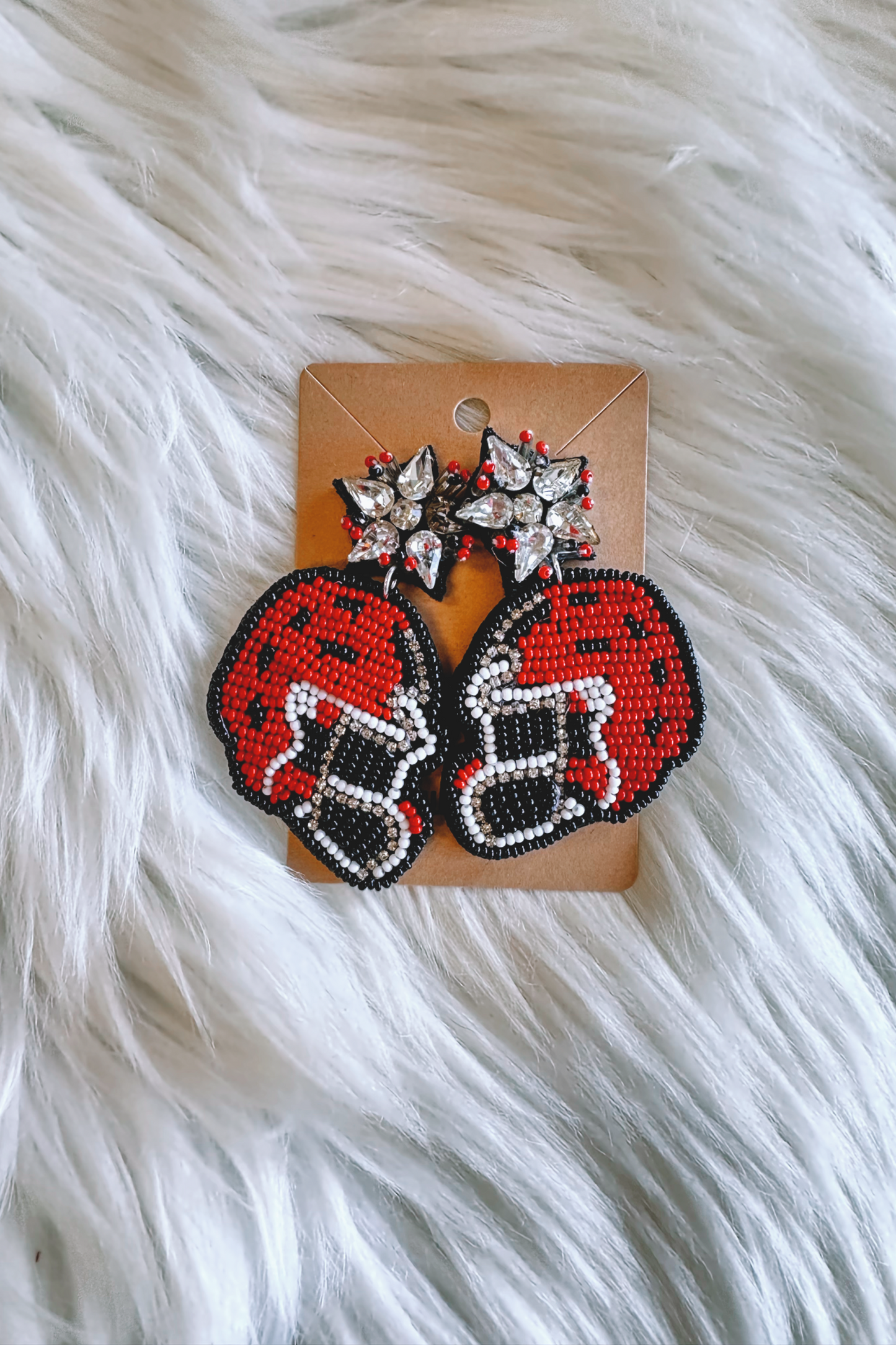 Glam Helmet Earrings
