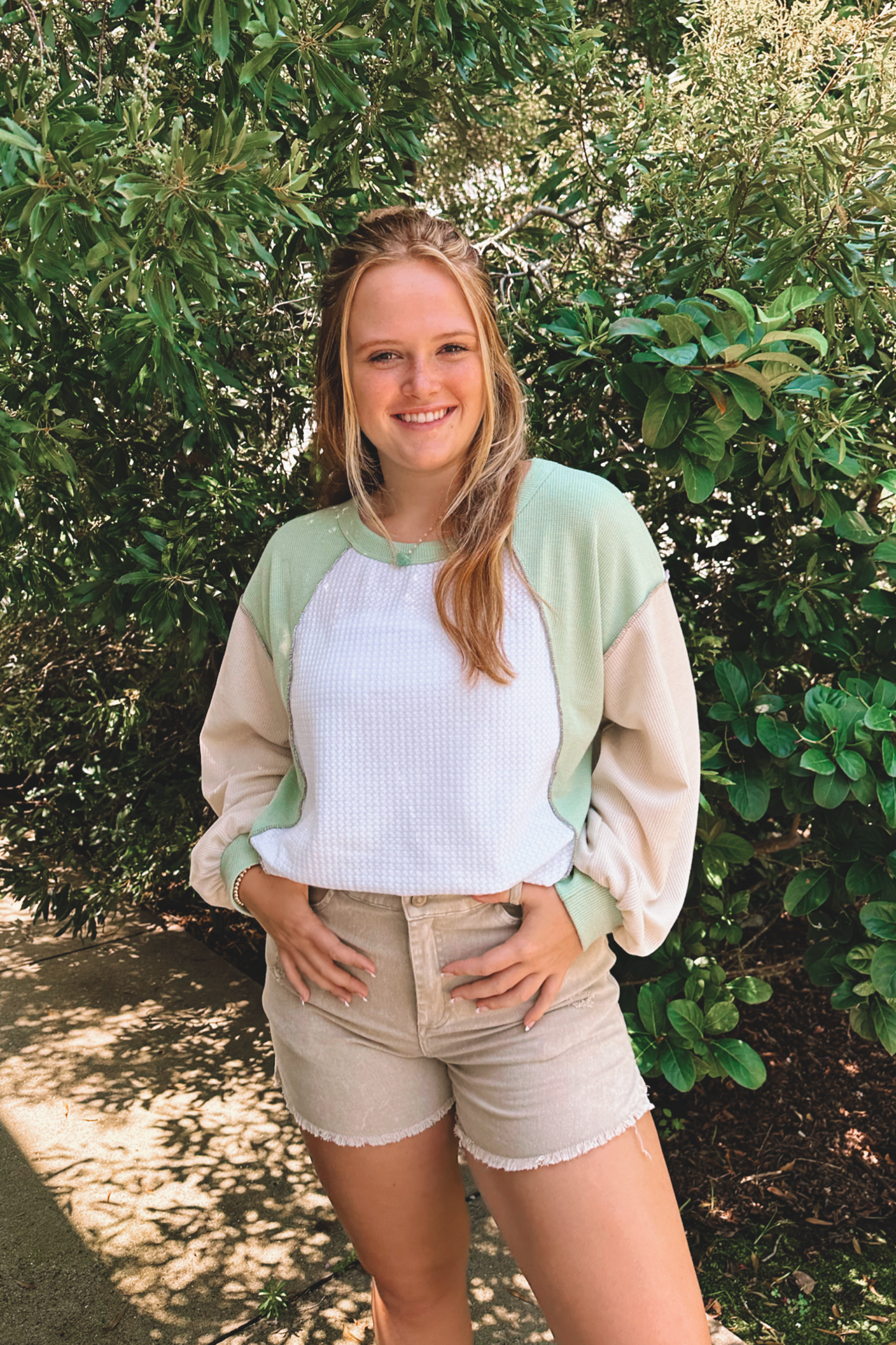 Courtny Colorblocked Top