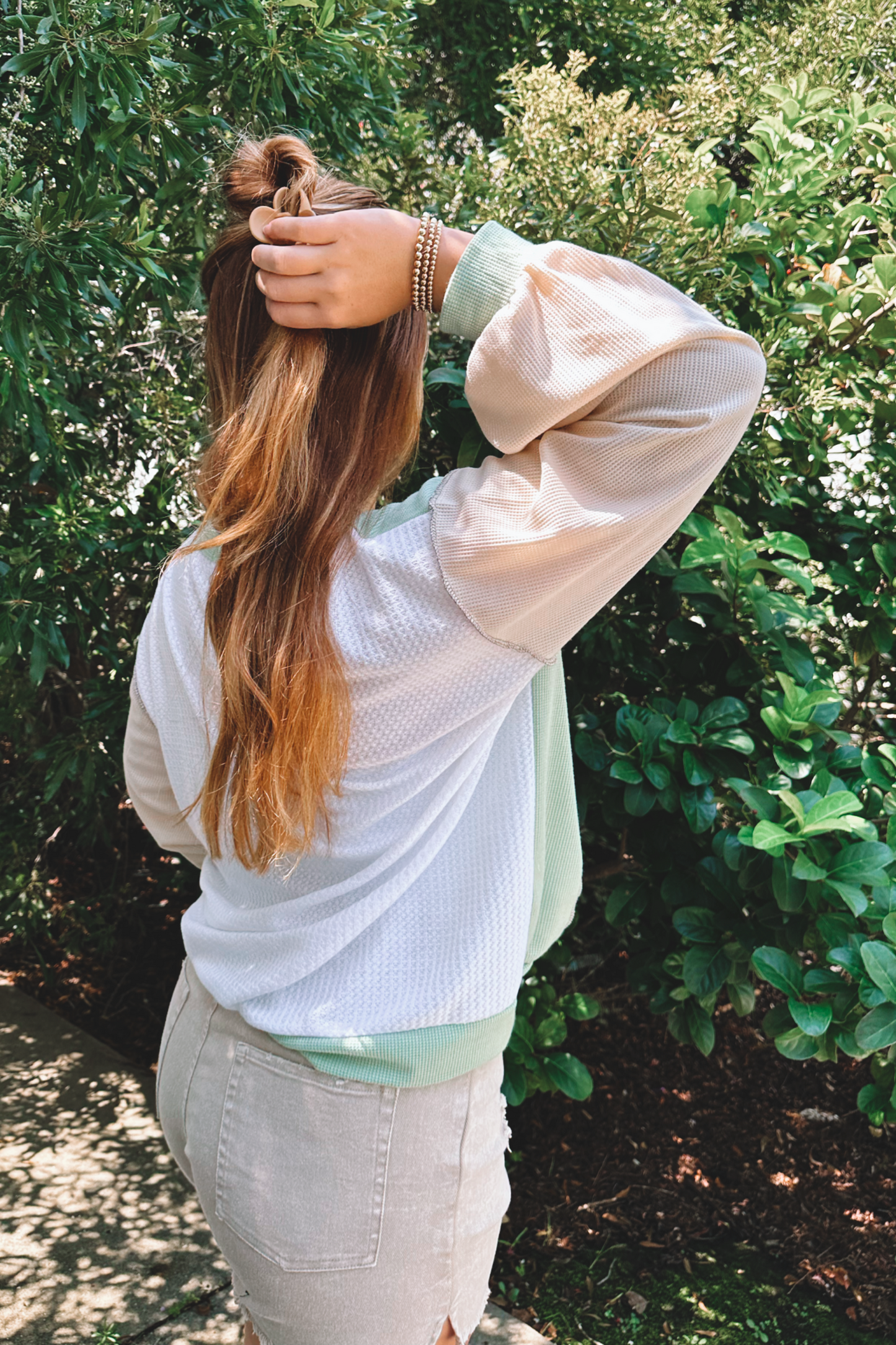 Courtny Colorblocked Top