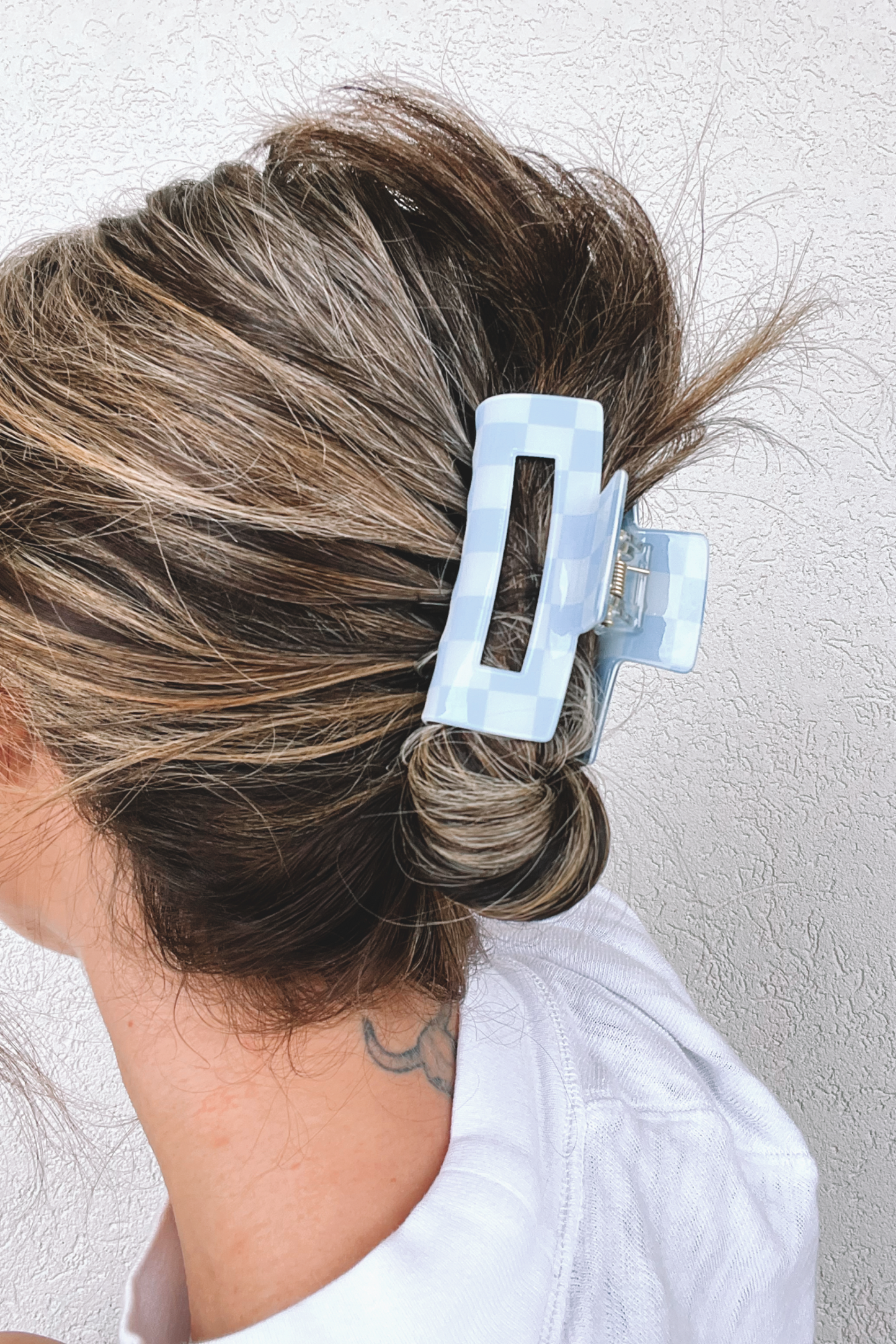 Checkered Claw Clip
