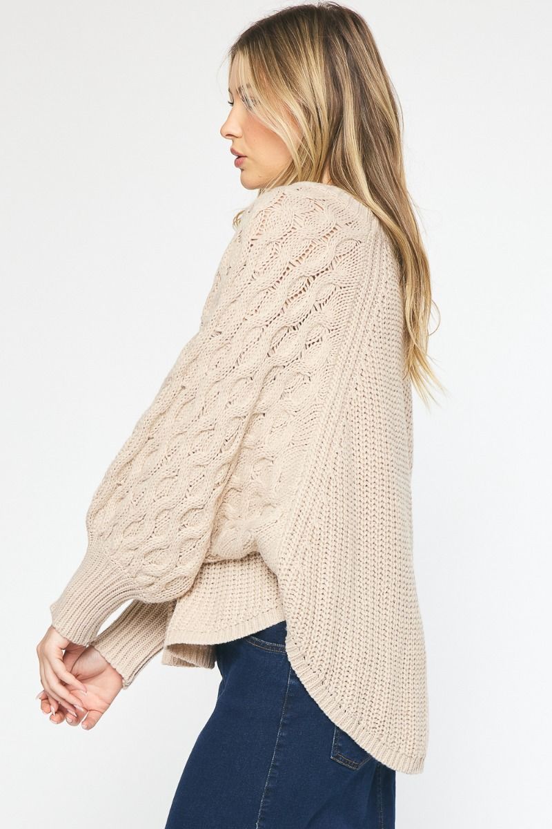 Kara Cable Knit Sweater