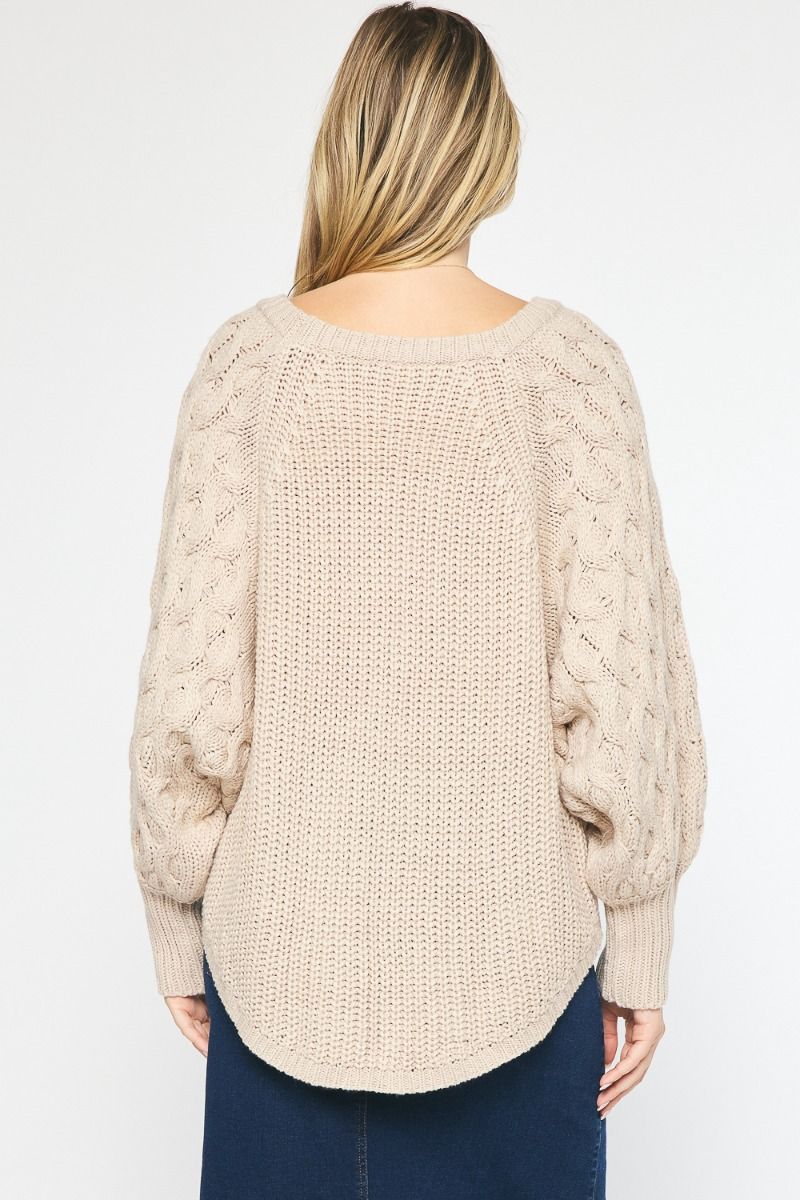 Kara Cable Knit Sweater