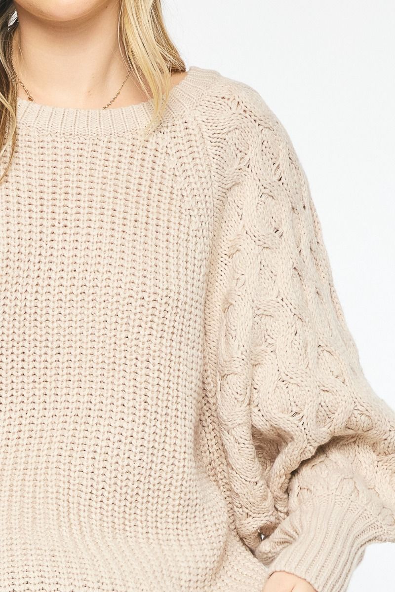 Kara Cable Knit Sweater