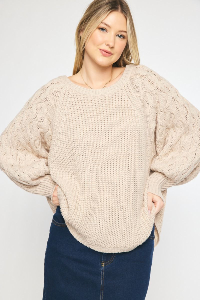 Kara Cable Knit Sweater