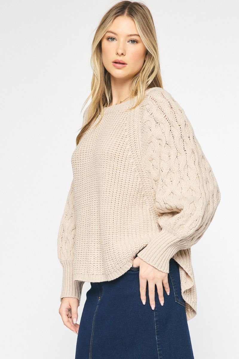 Kara Cable Knit Sweater