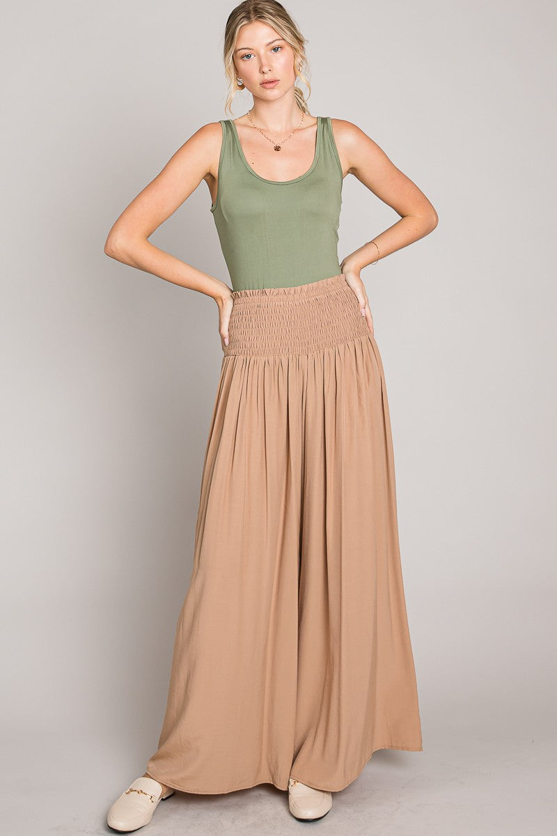 Latte Palazzo Pants