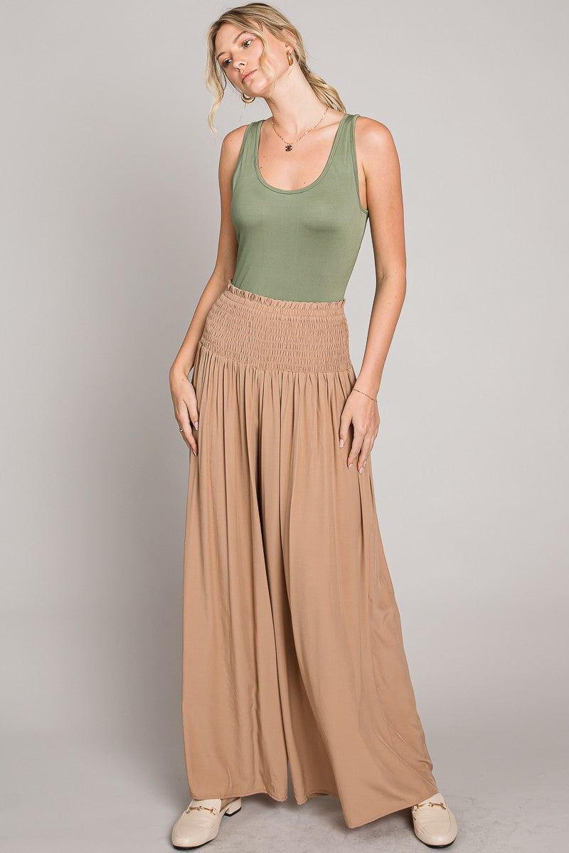 Latte Palazzo Pants